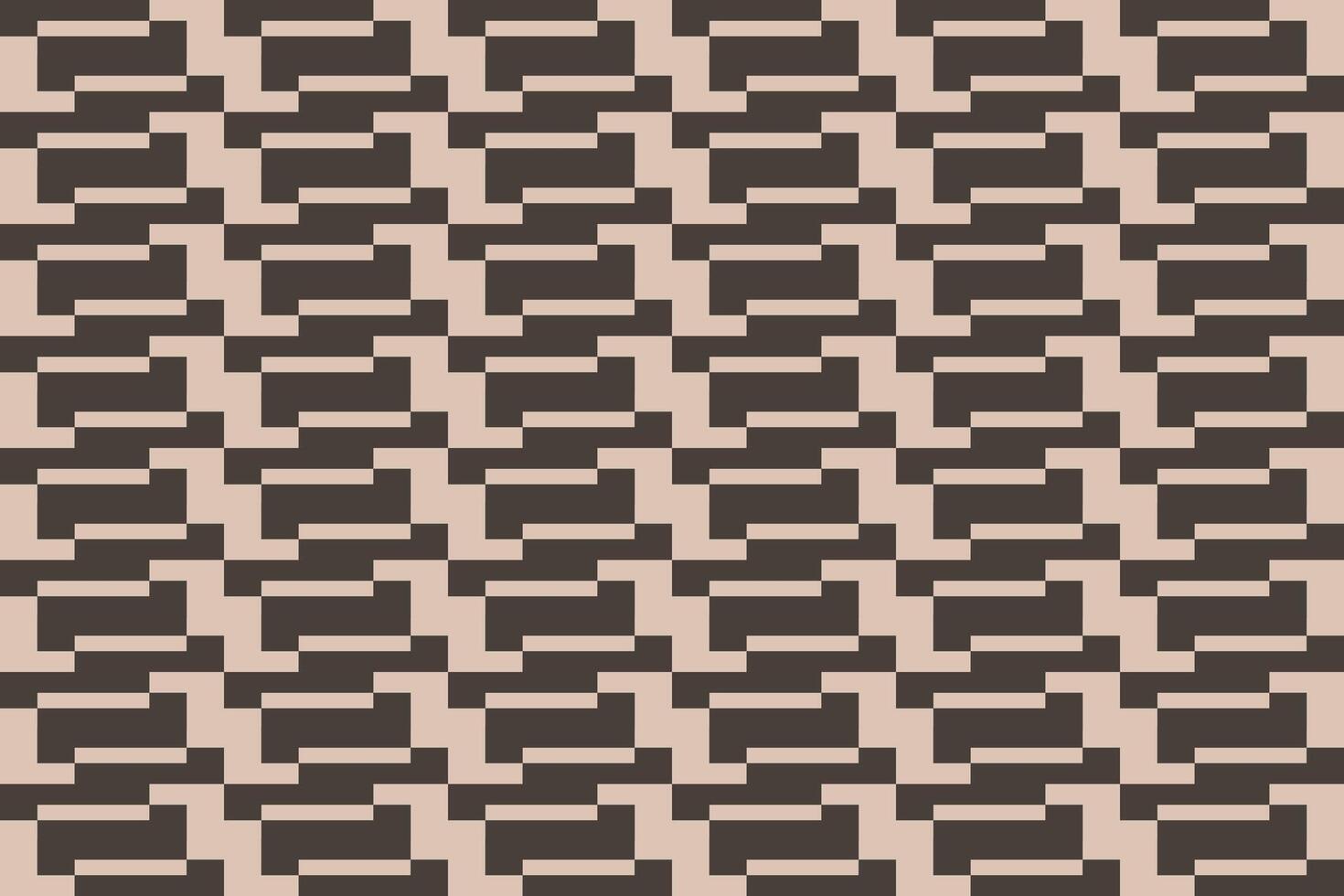 A pattern of rectangles in brown and black vector