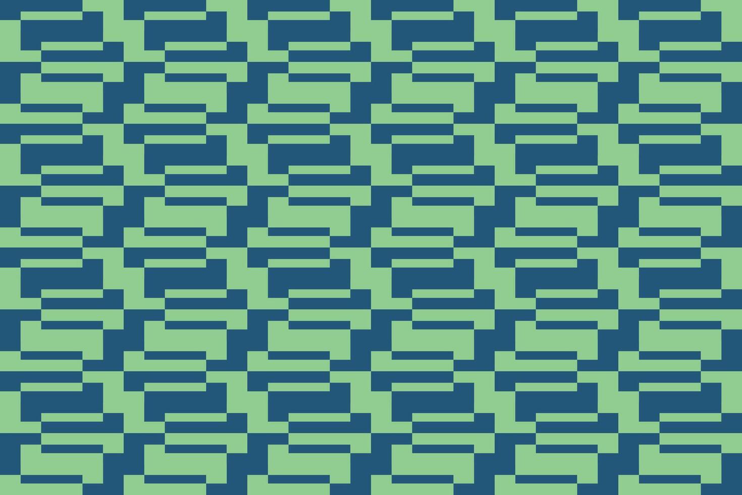 A green and blue geometric pattern with rectangles background vector