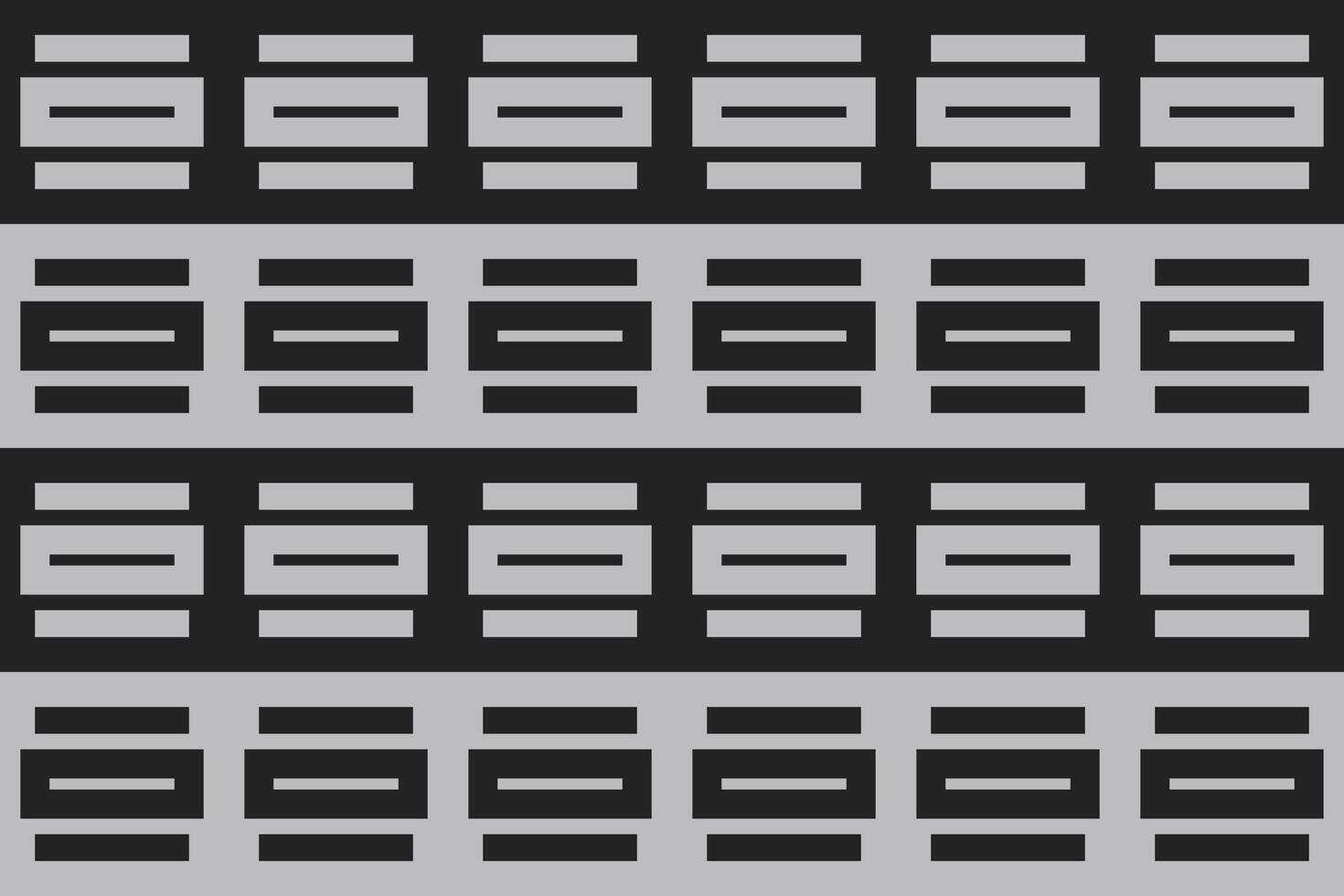 A black and white pattern with rectangles on it vector