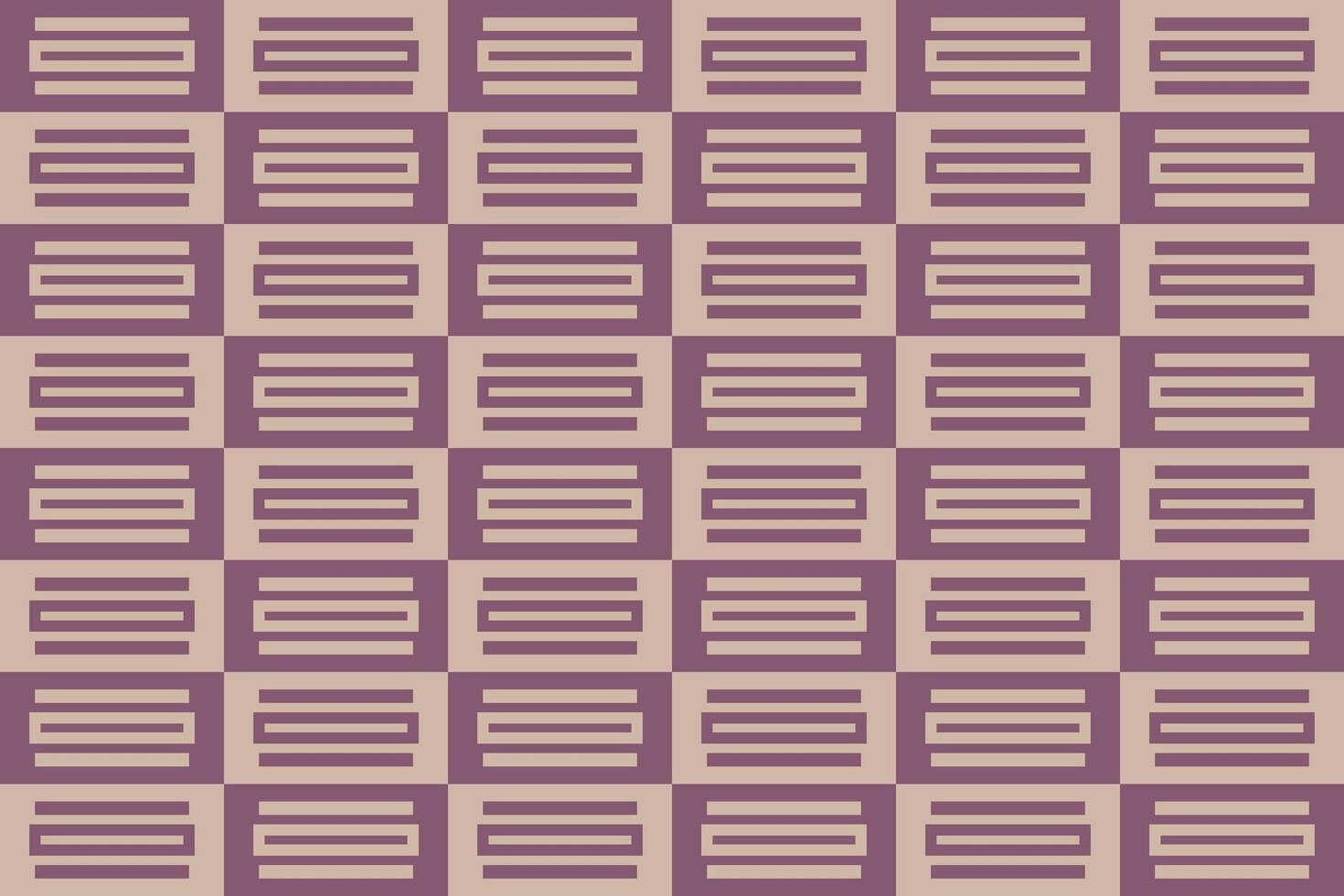 A purple and beige geometric pattern with rectangles vector