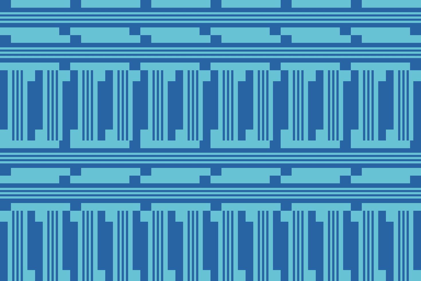 A blue and white striped rectangle geometric pattern vector