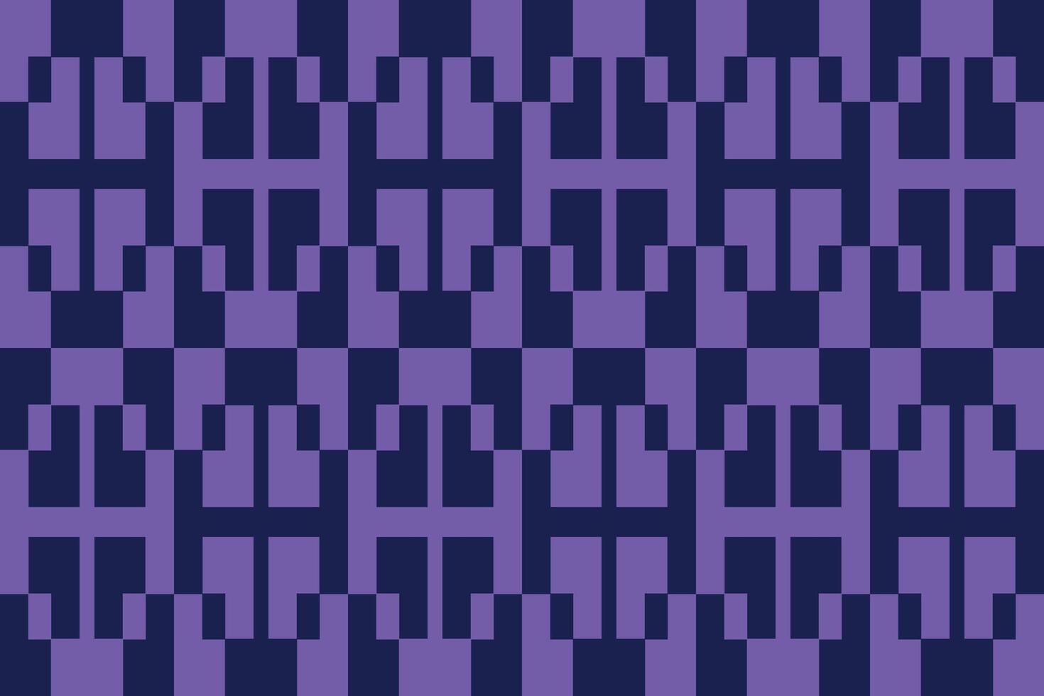 A purple and black checkered rectangle geometric pattern vector