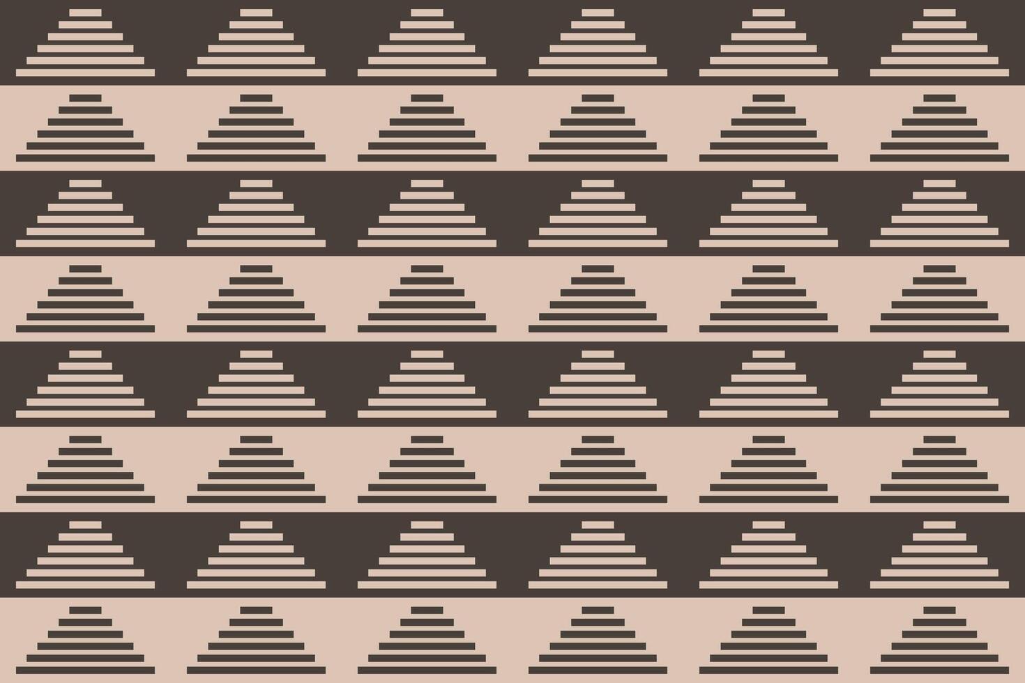 A pattern with brown rectangle triangles shapes on it vector