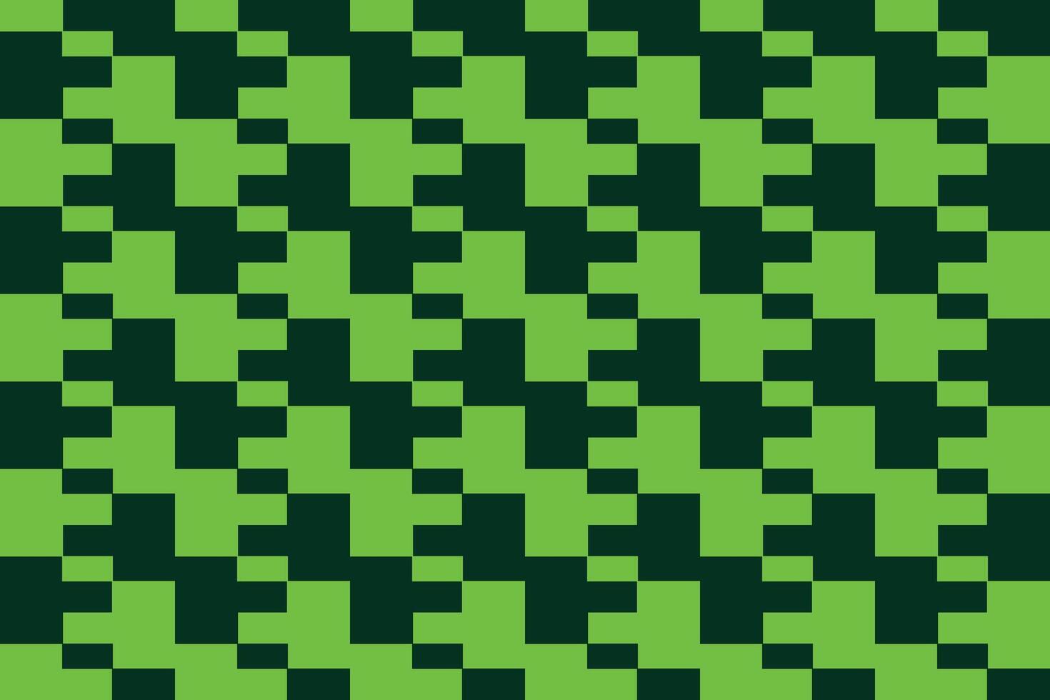 A green and black checkered rectangle pattern vector