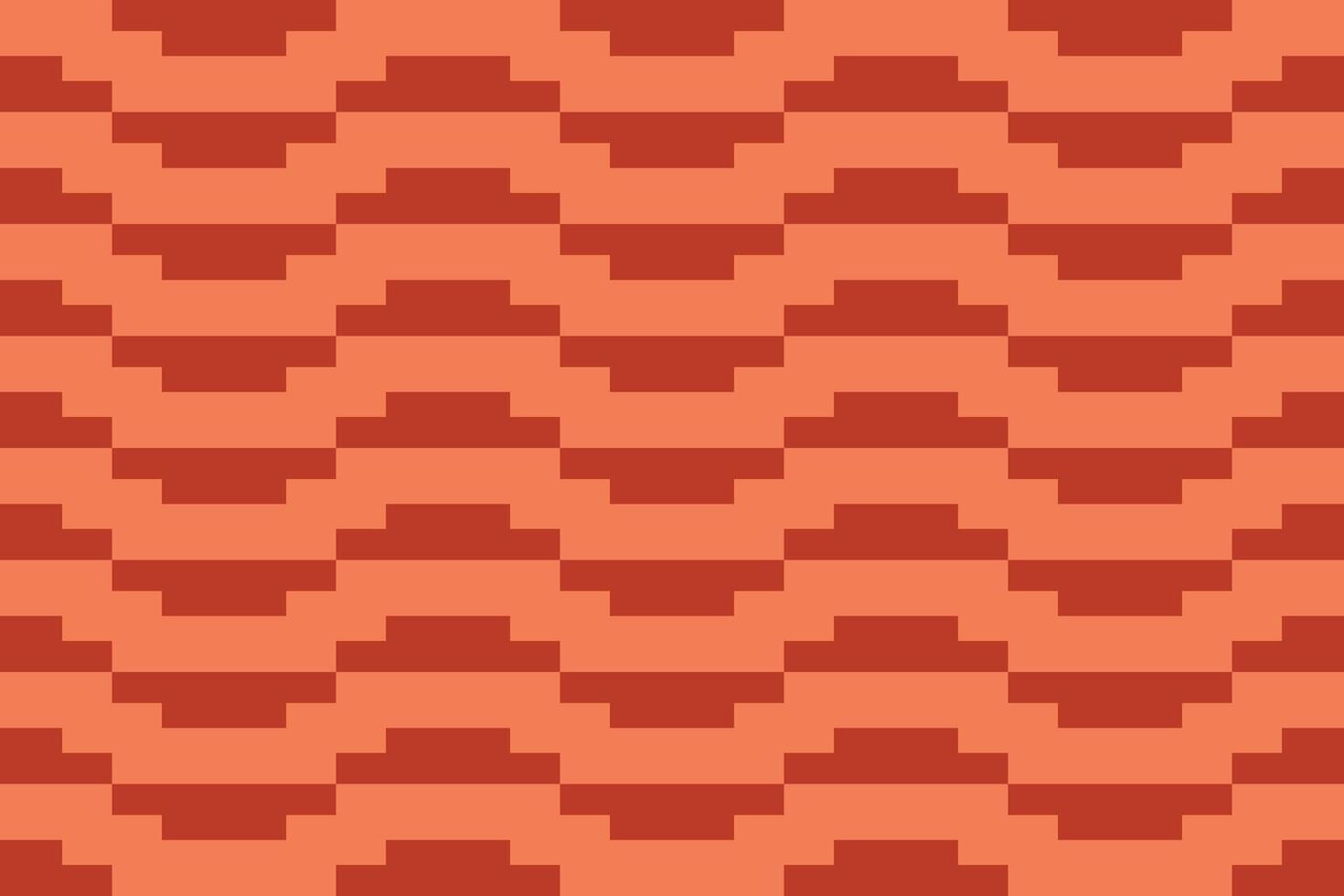 An orange and red chevron rectangle geometric pattern vector