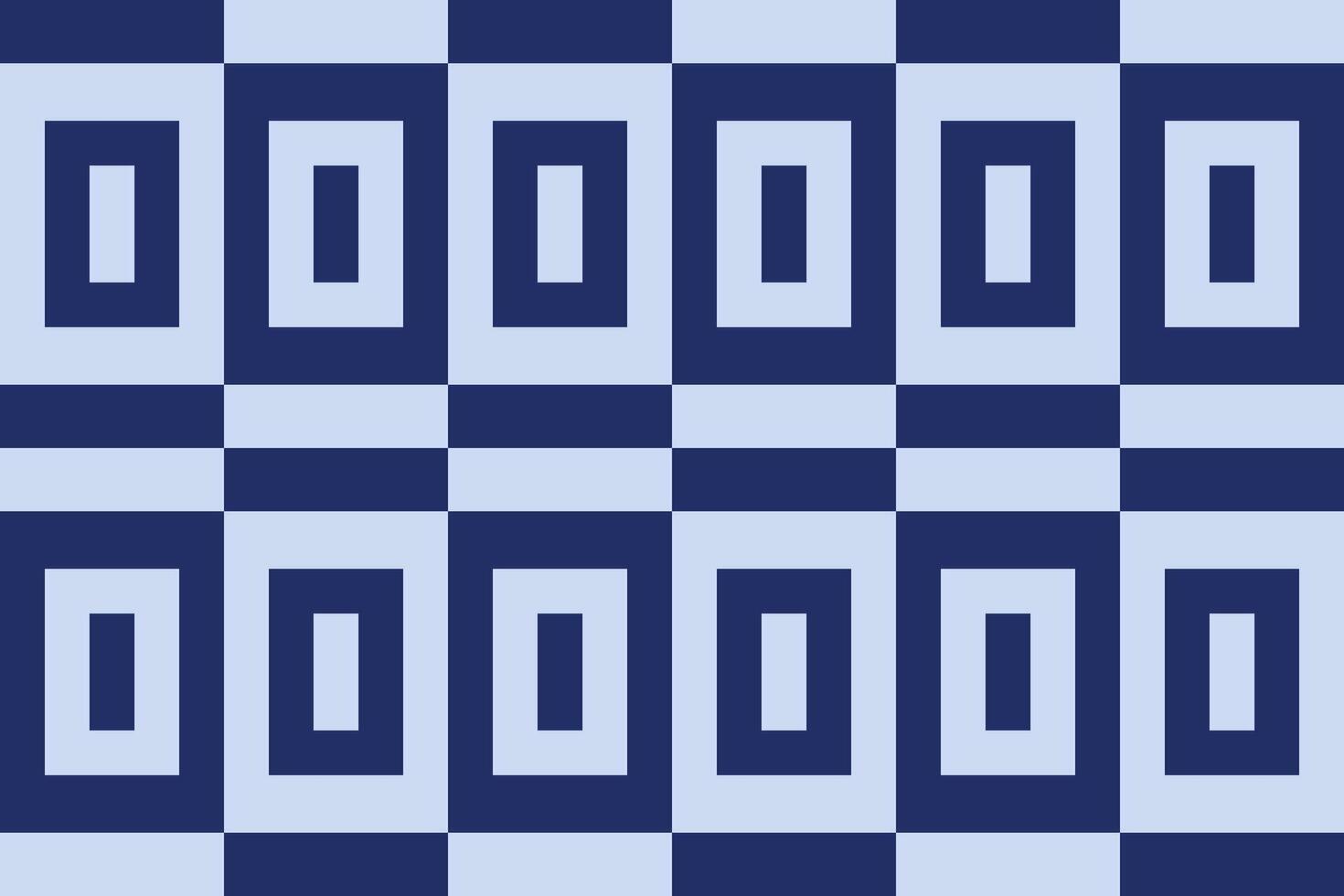 A blue and light blue checkered geometric pattern vector