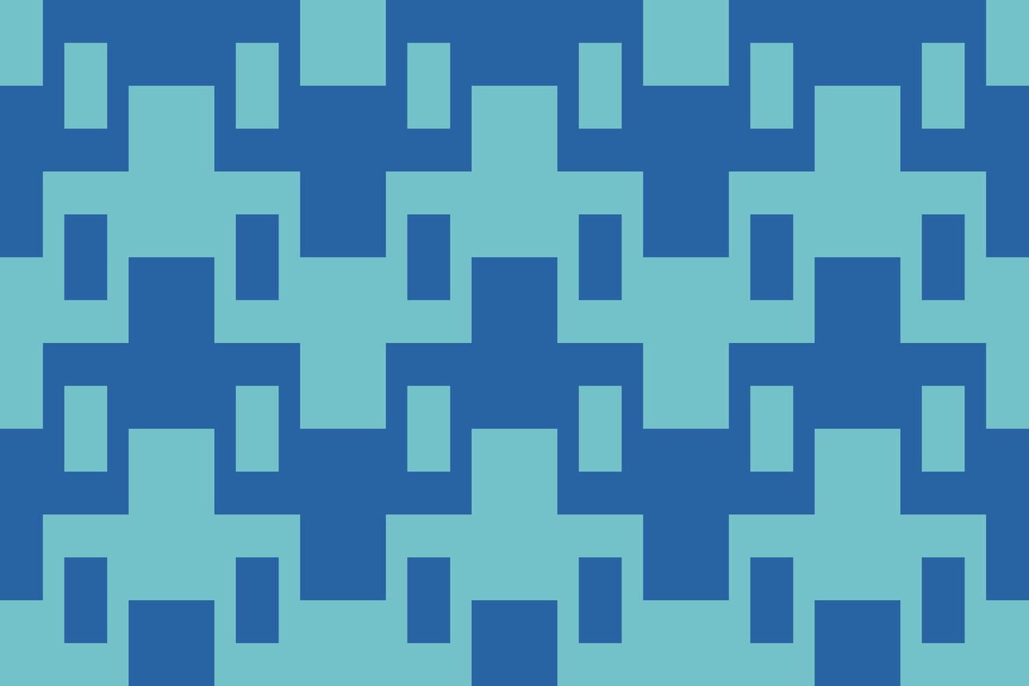 A blue and white pattern with squares and rectangles vector