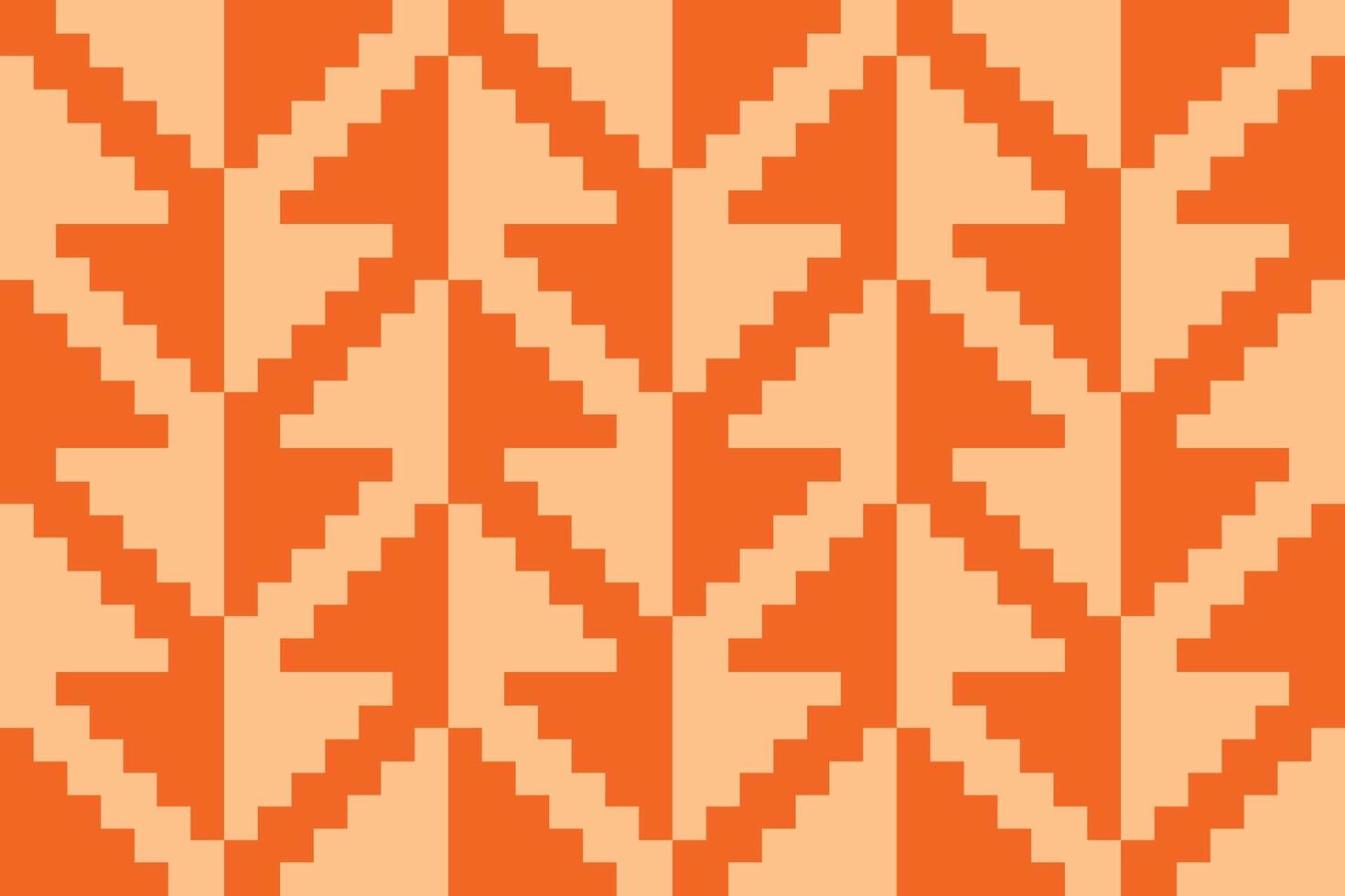 Square and Stairs Shape Designs Orange Colors Geometric Pattern Abstract Background Geometric Background vector