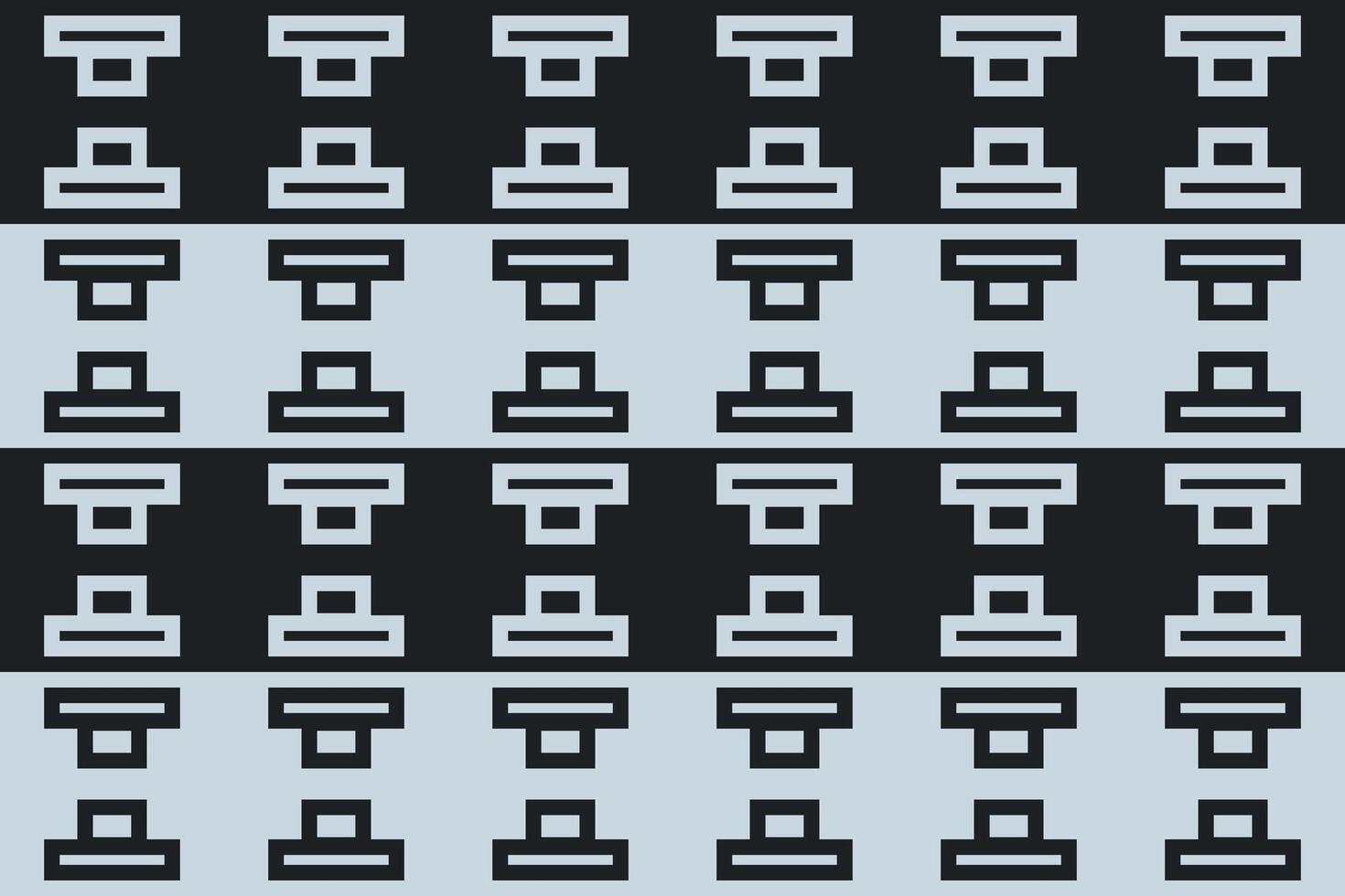 A black and white pattern with squares and rectangles vector