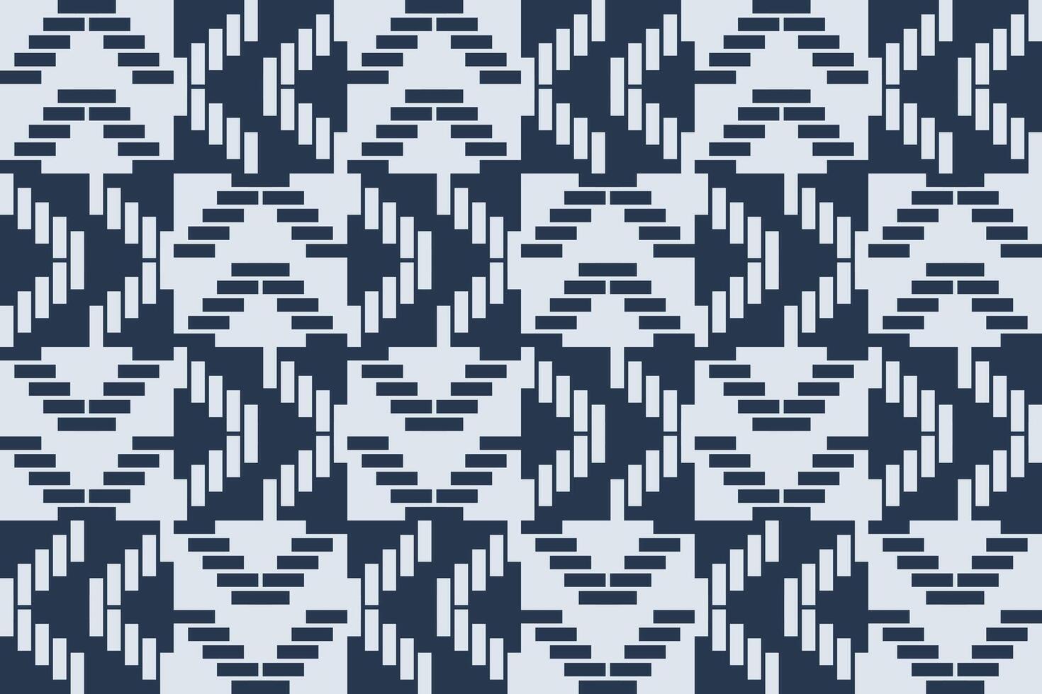 A dark blue and white rectangle geometric pattern vector