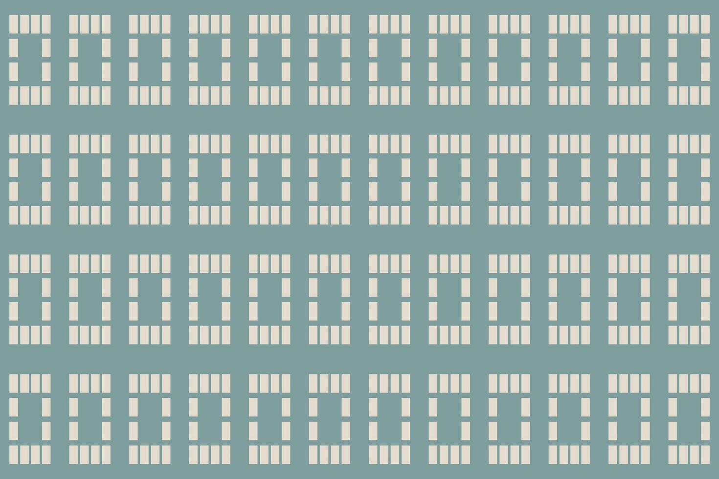 A green and beige pattern with squares vector