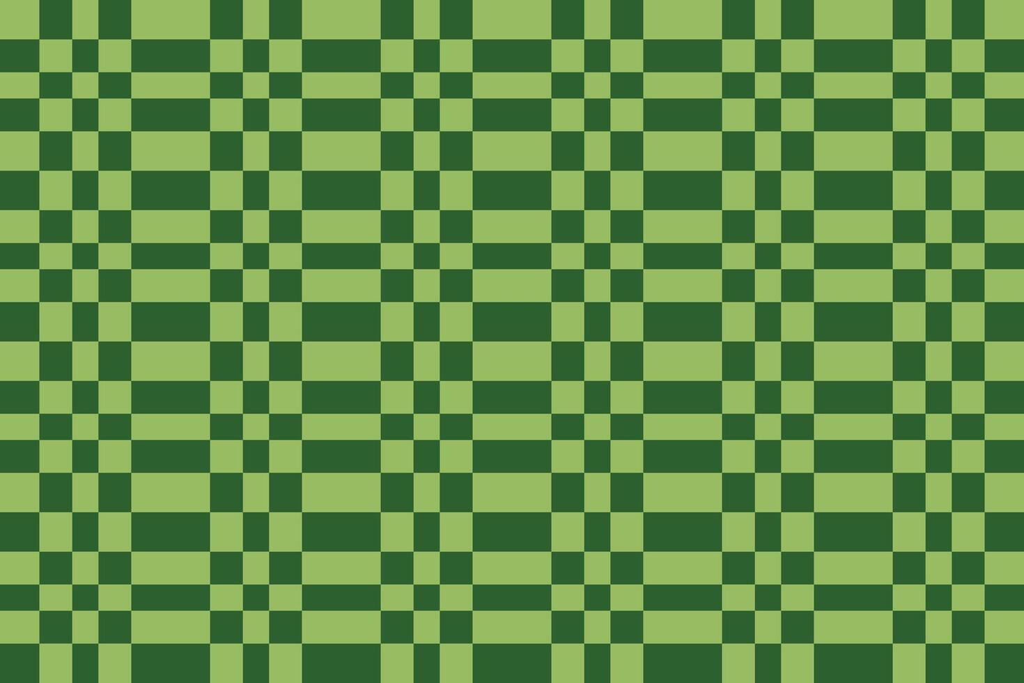 A green and light green square checkered pattern vector