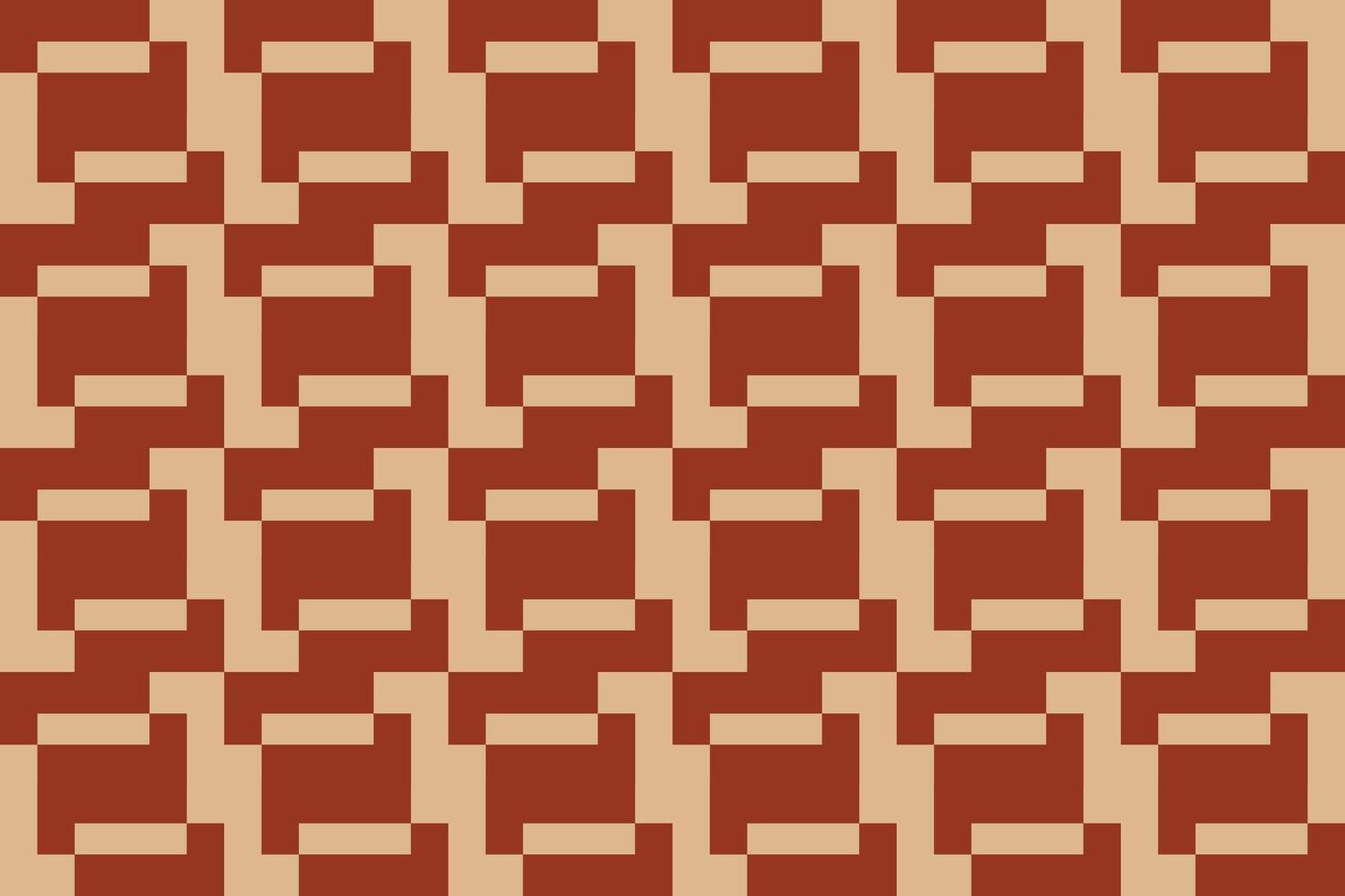 A red and beige pattern with rectangles vector