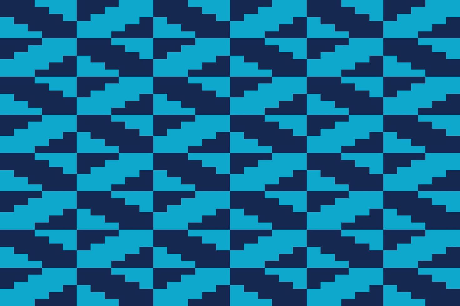 A blue square checkered pattern vector
