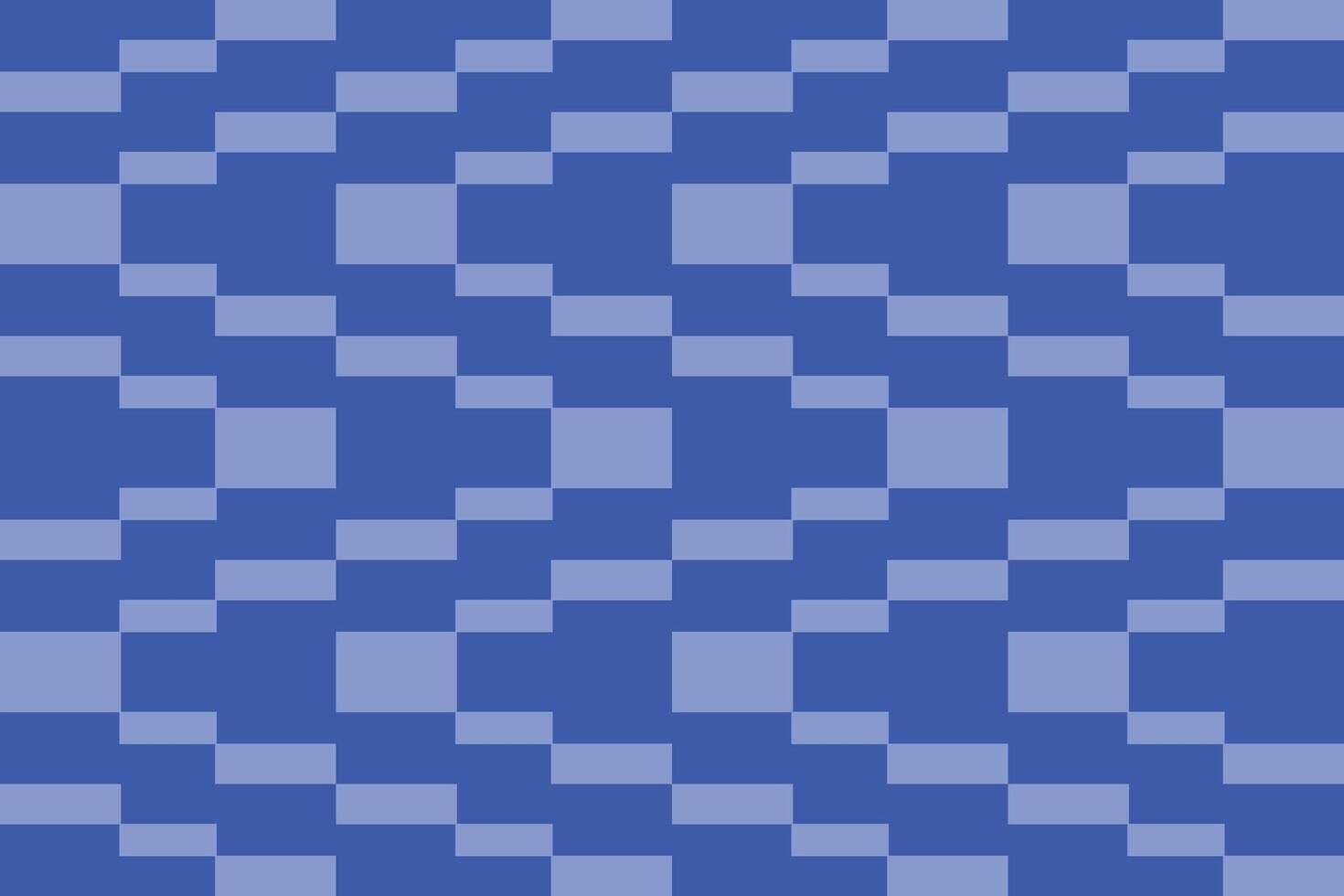 A blue and light blue checkered pattern vector