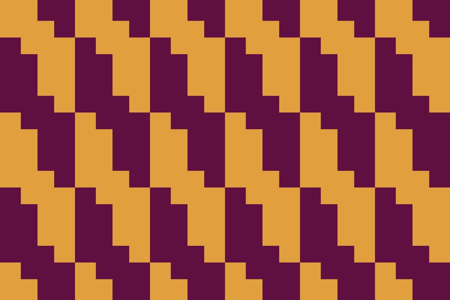 A pattern of squares in maroon and gold vector