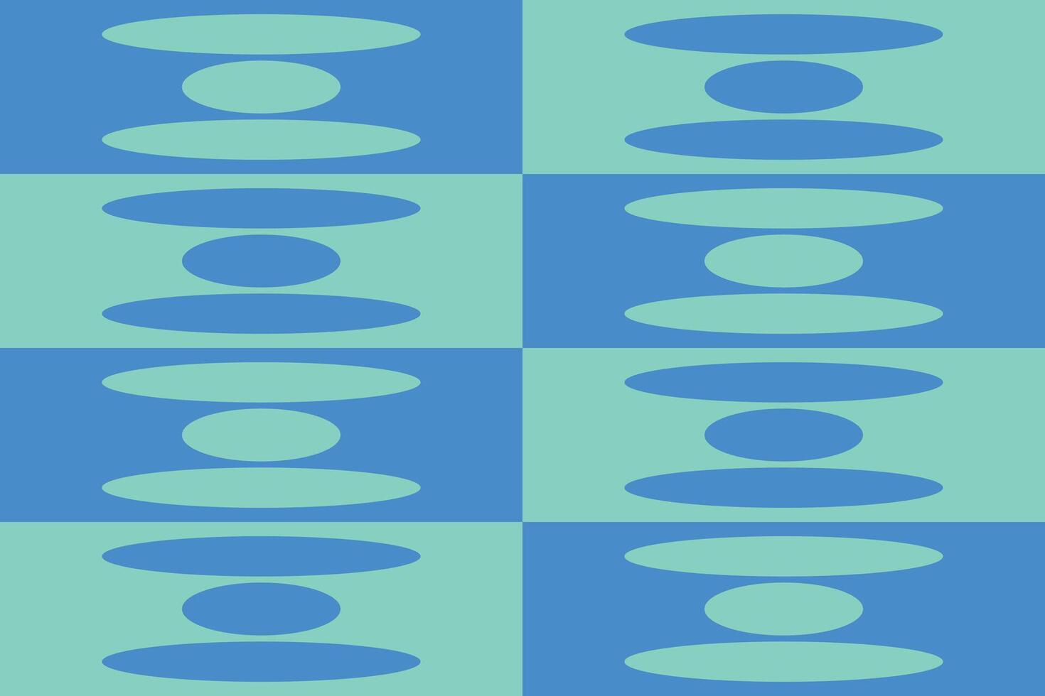 Blue and green pattern with circles vector
