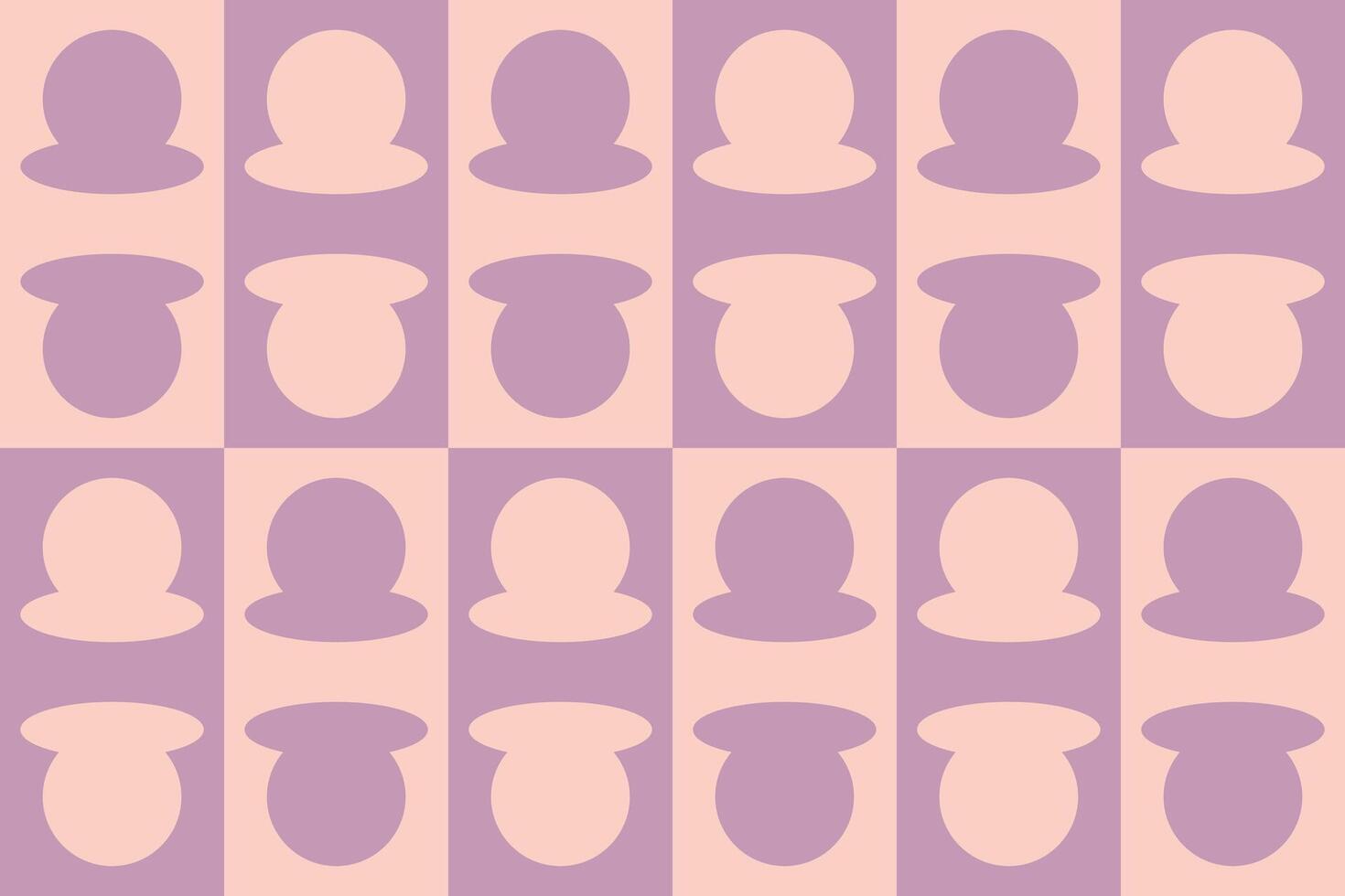 A pattern with many circles in pink and purple vector