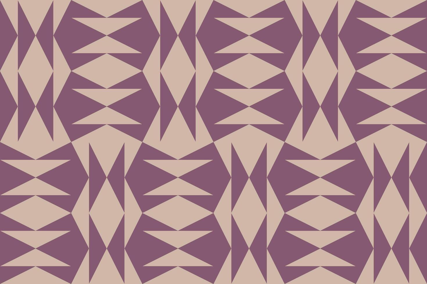 A purple and beige triangle geometric pattern vector