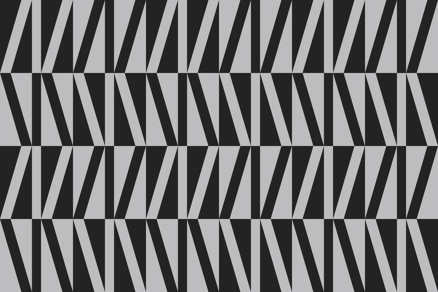 A black and gray triangle pattern with diagonal lines vector