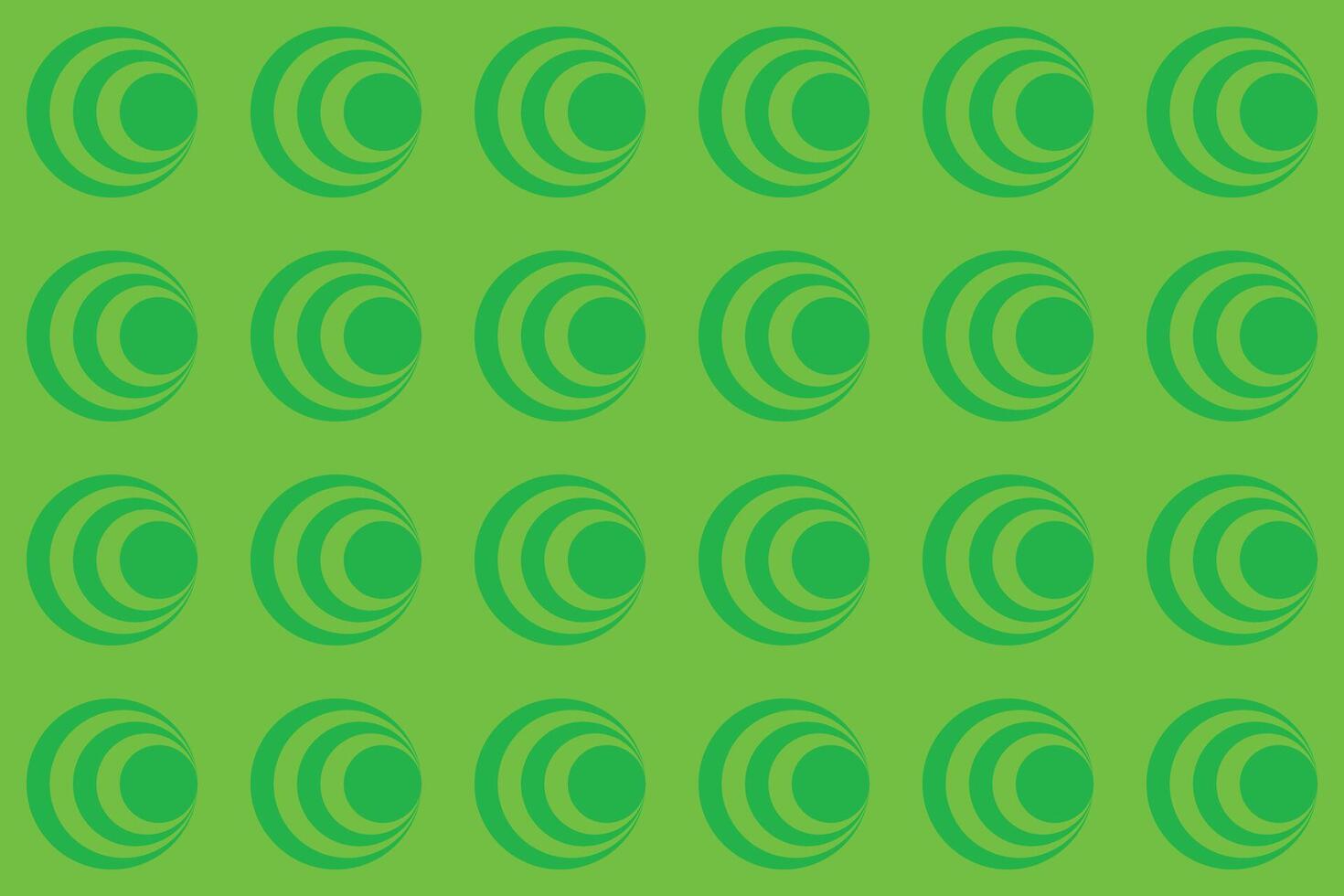 Green circles on a green background vector