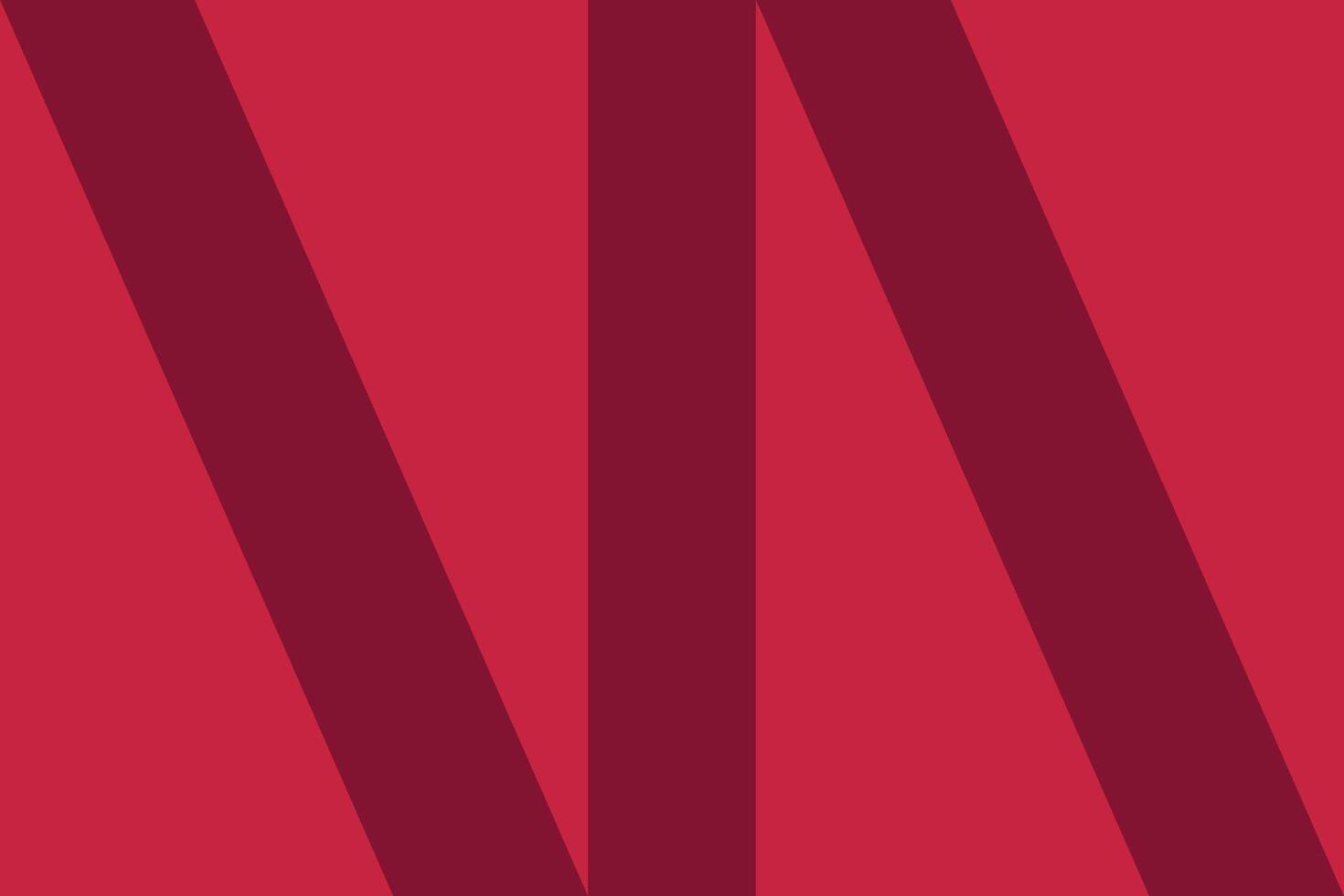 Red triangle on a geometric background vector