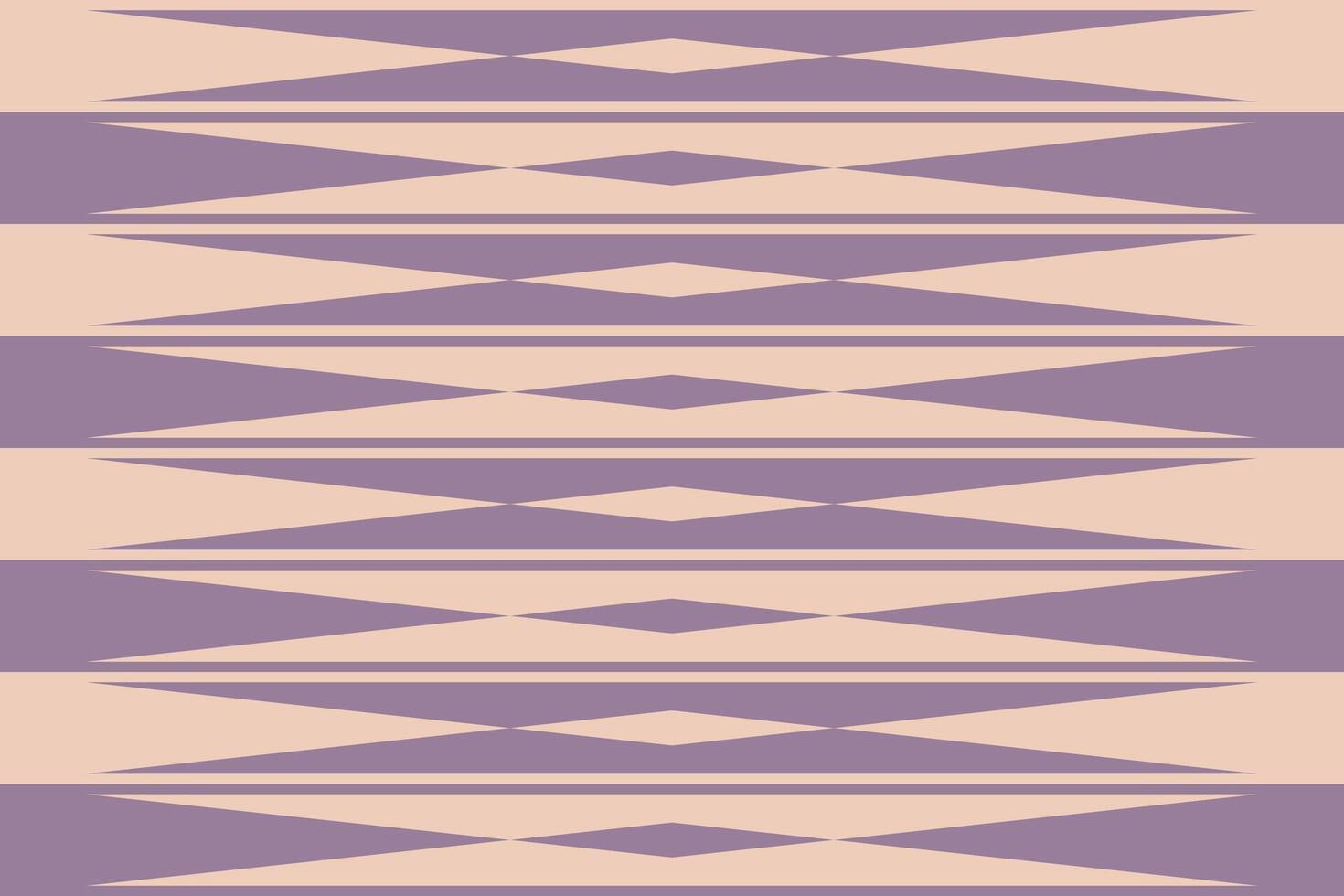 A purple and beige pattern with triangle geometric shapes vector