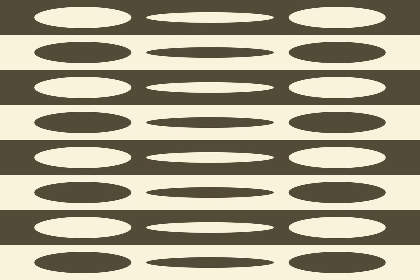 A pattern with circles brown and white stripes vector