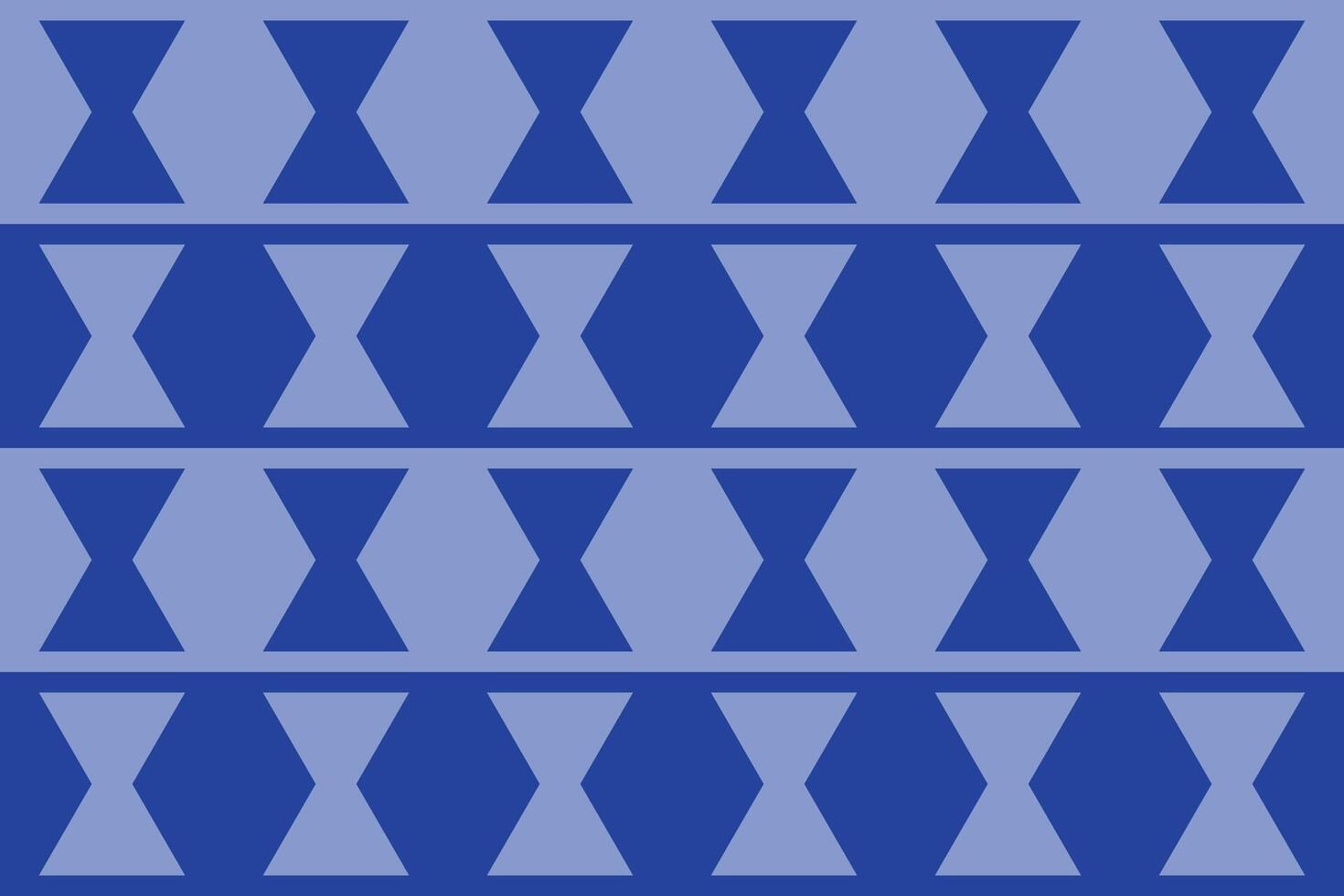A blue geometric pattern with triangles vector