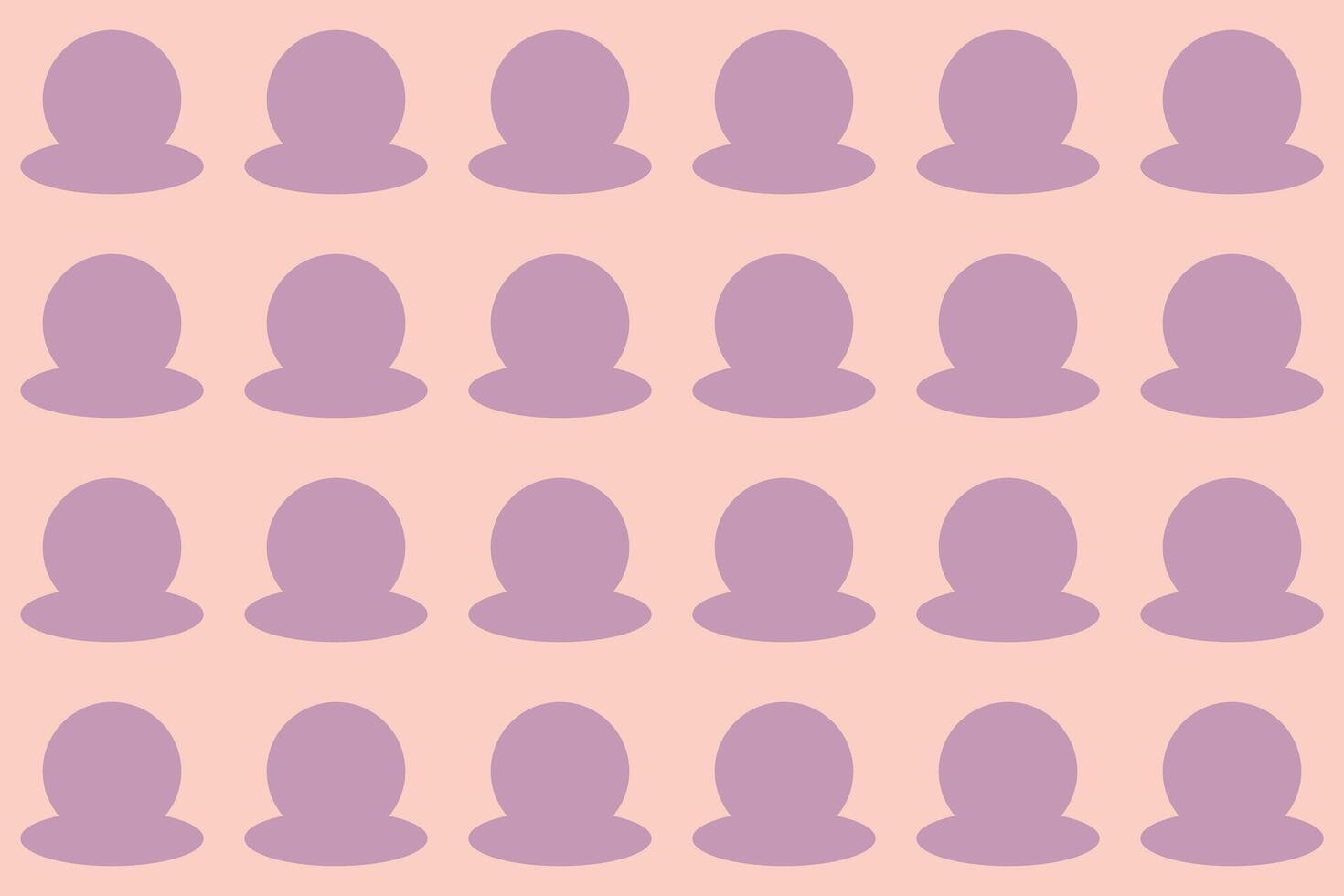 A pattern of purple eggs on a pink background vector