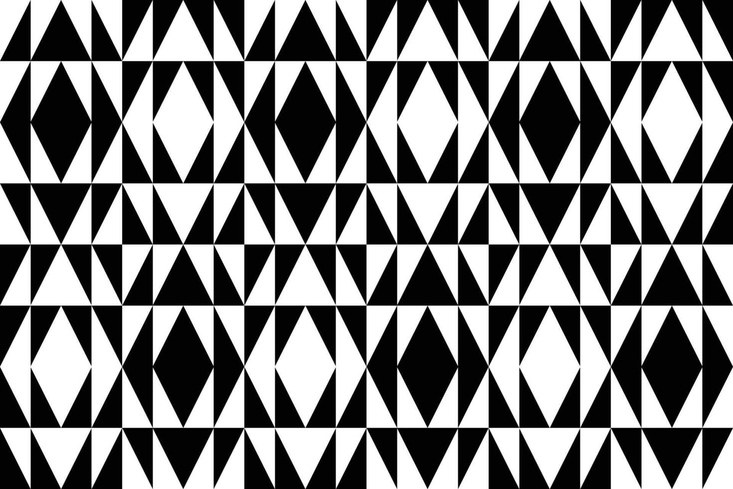 Black and white triangle shapes geometric pattern vector