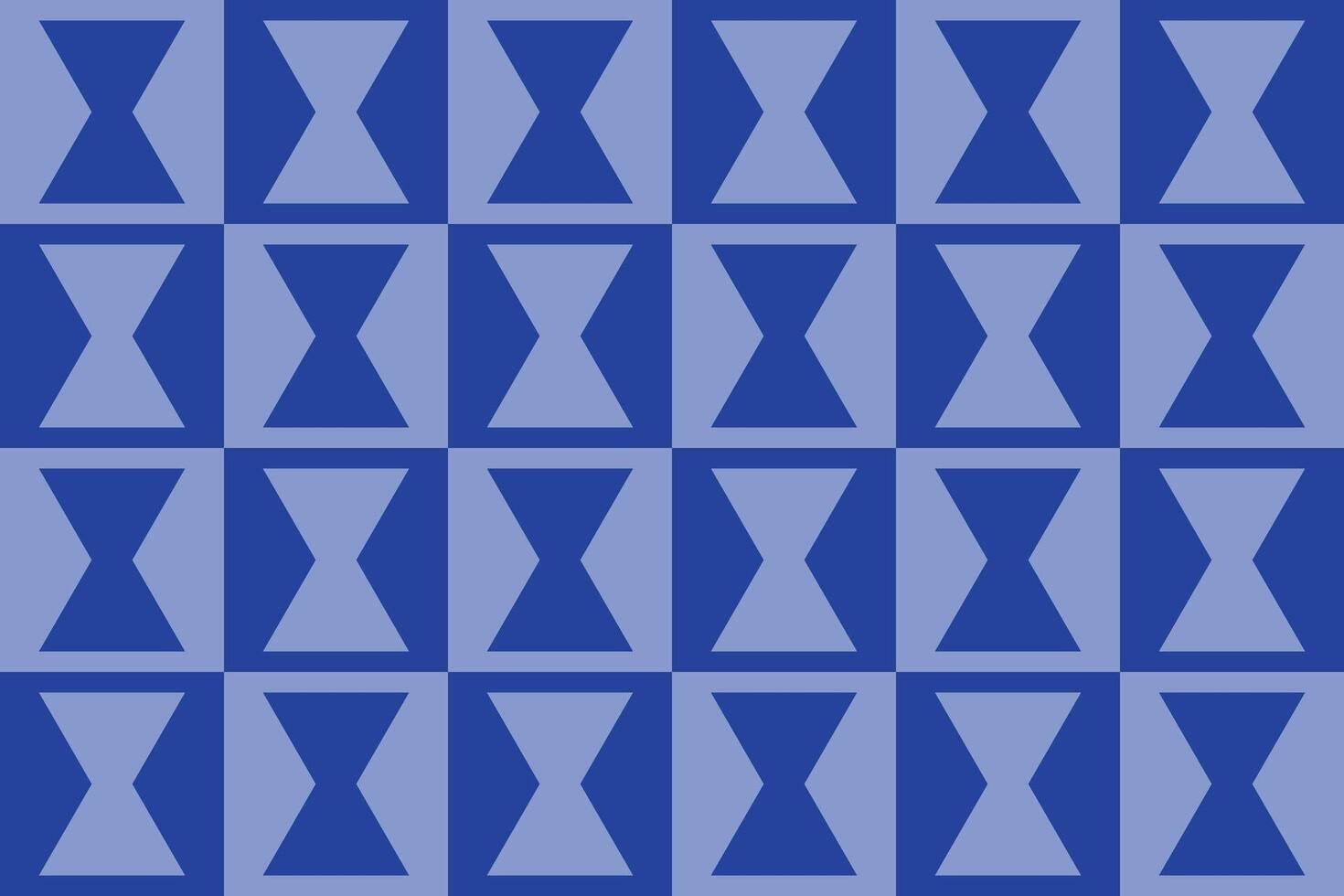 A blue pattern with triangle shapes vector