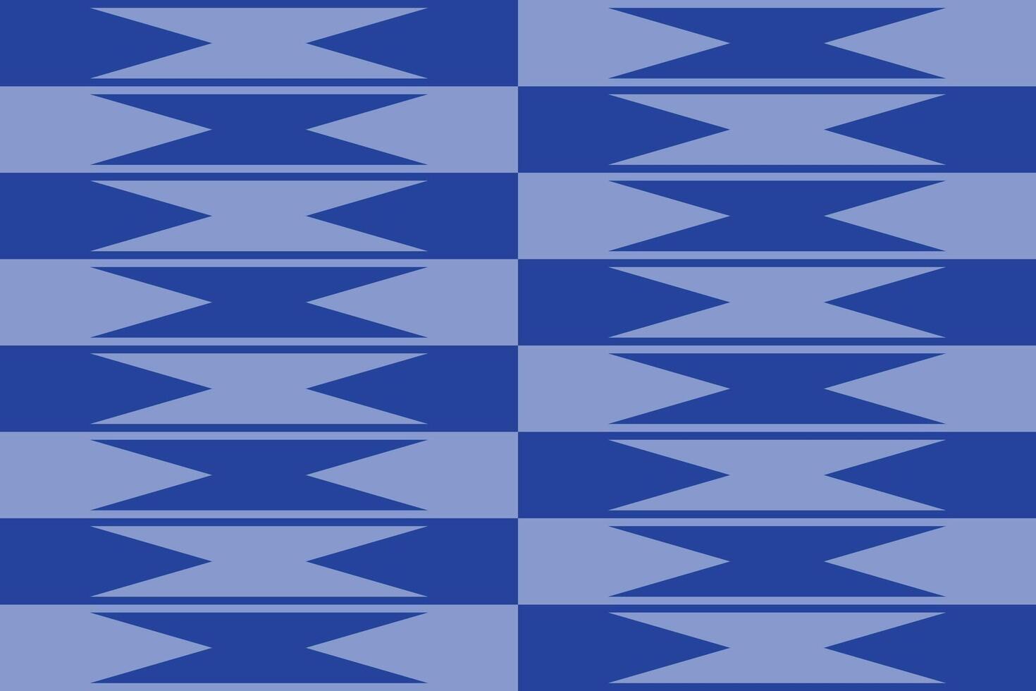 Blue triangle pattern with diagonal lines vector