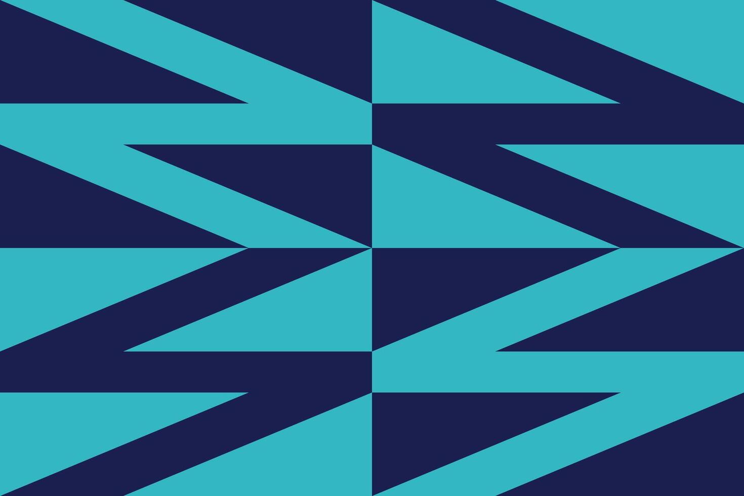 A blue and black triangle pattern vector