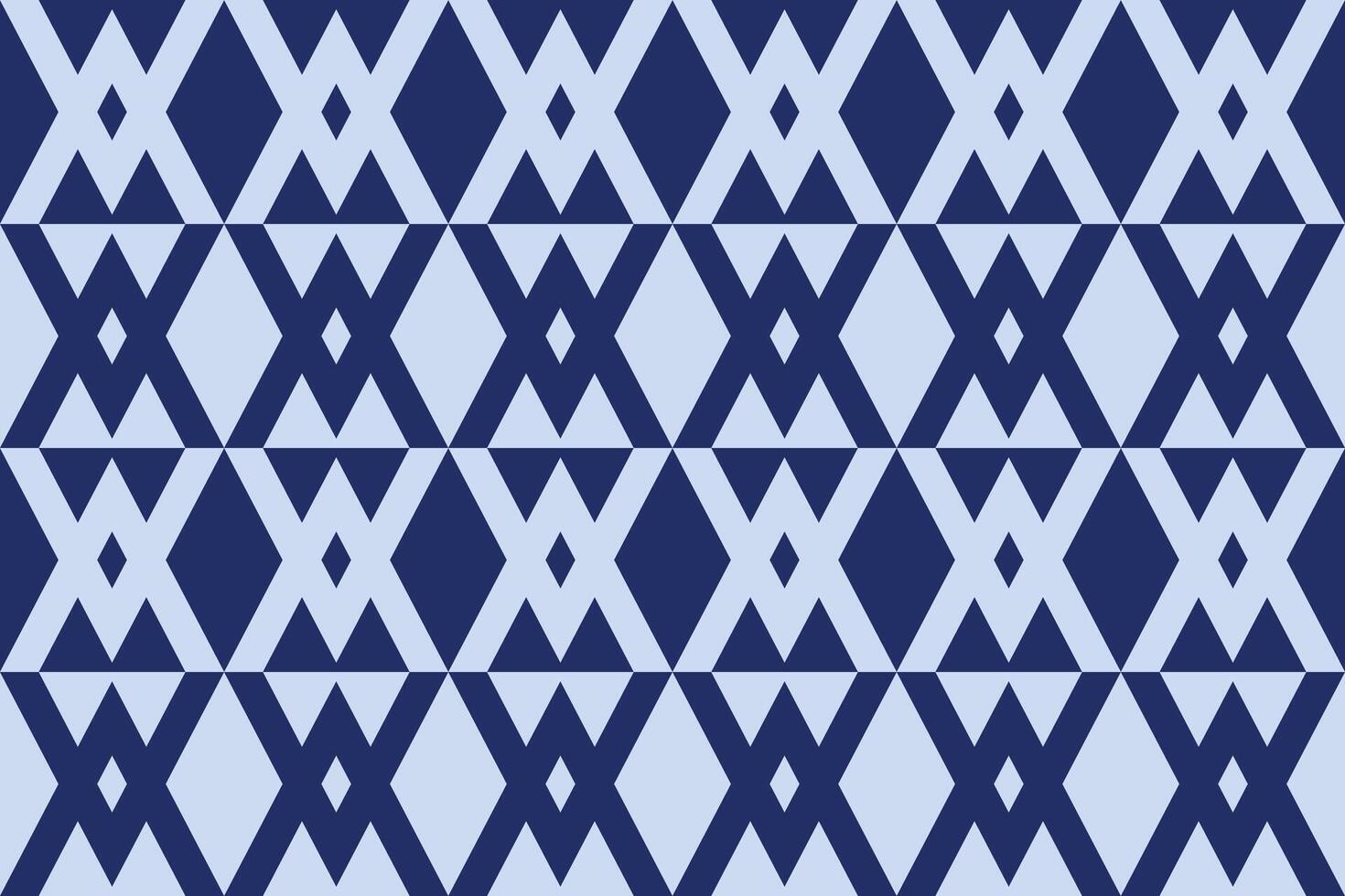 A blue geometric pattern with triangle shapes vector