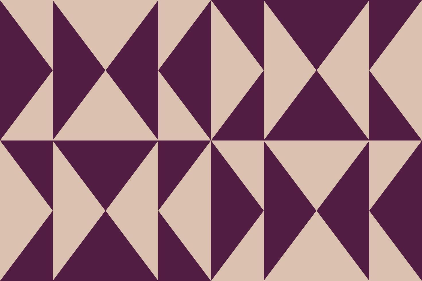 A purple beige geometric pattern with triangles vector