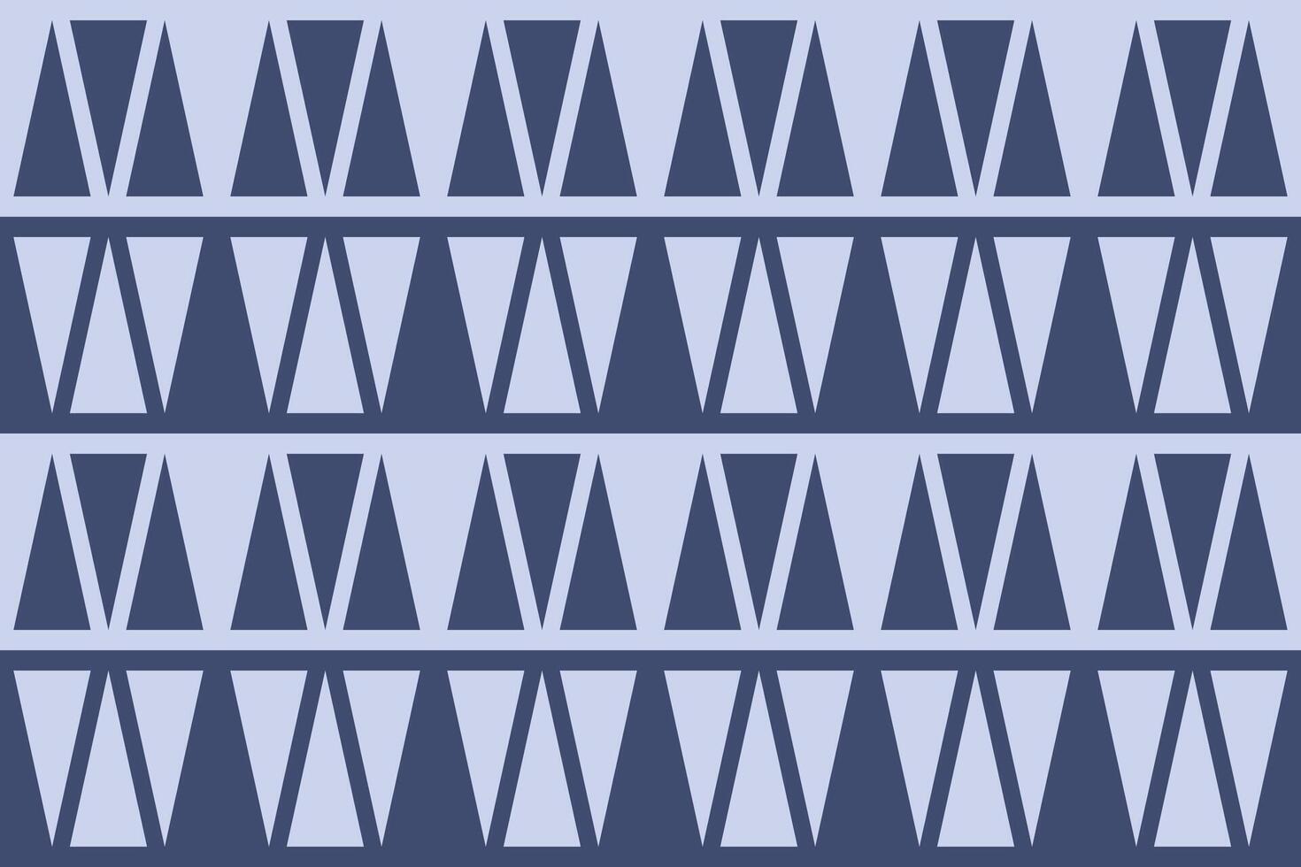 Blue pattern with triangle shapes vector