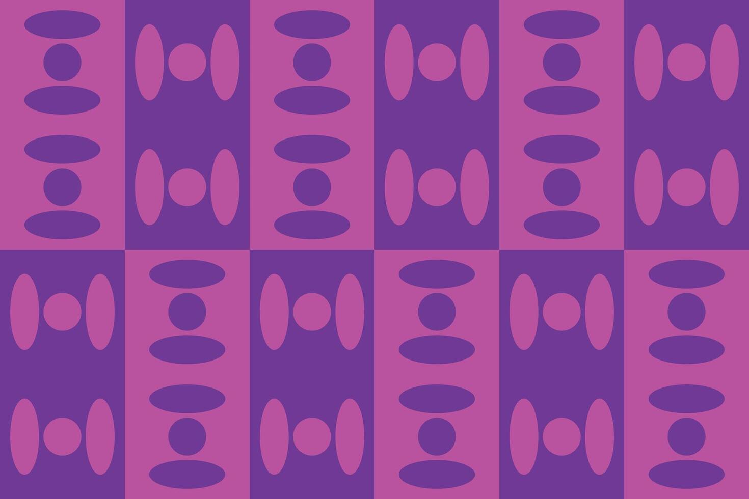 A purple geometric background with circles vector