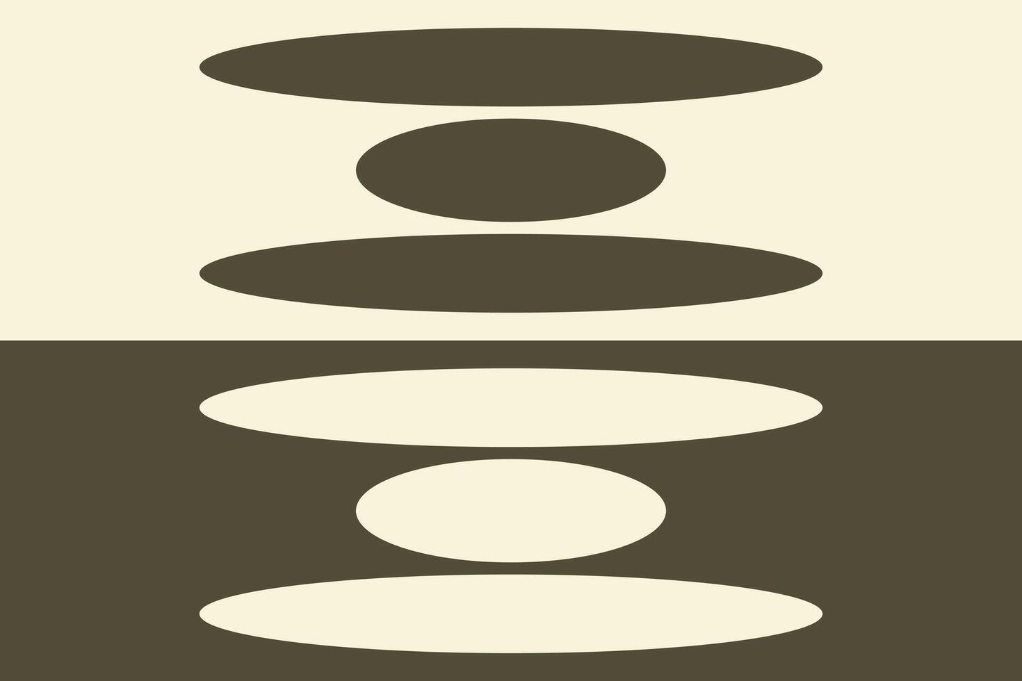 A brown and white image of a stack of plates vector