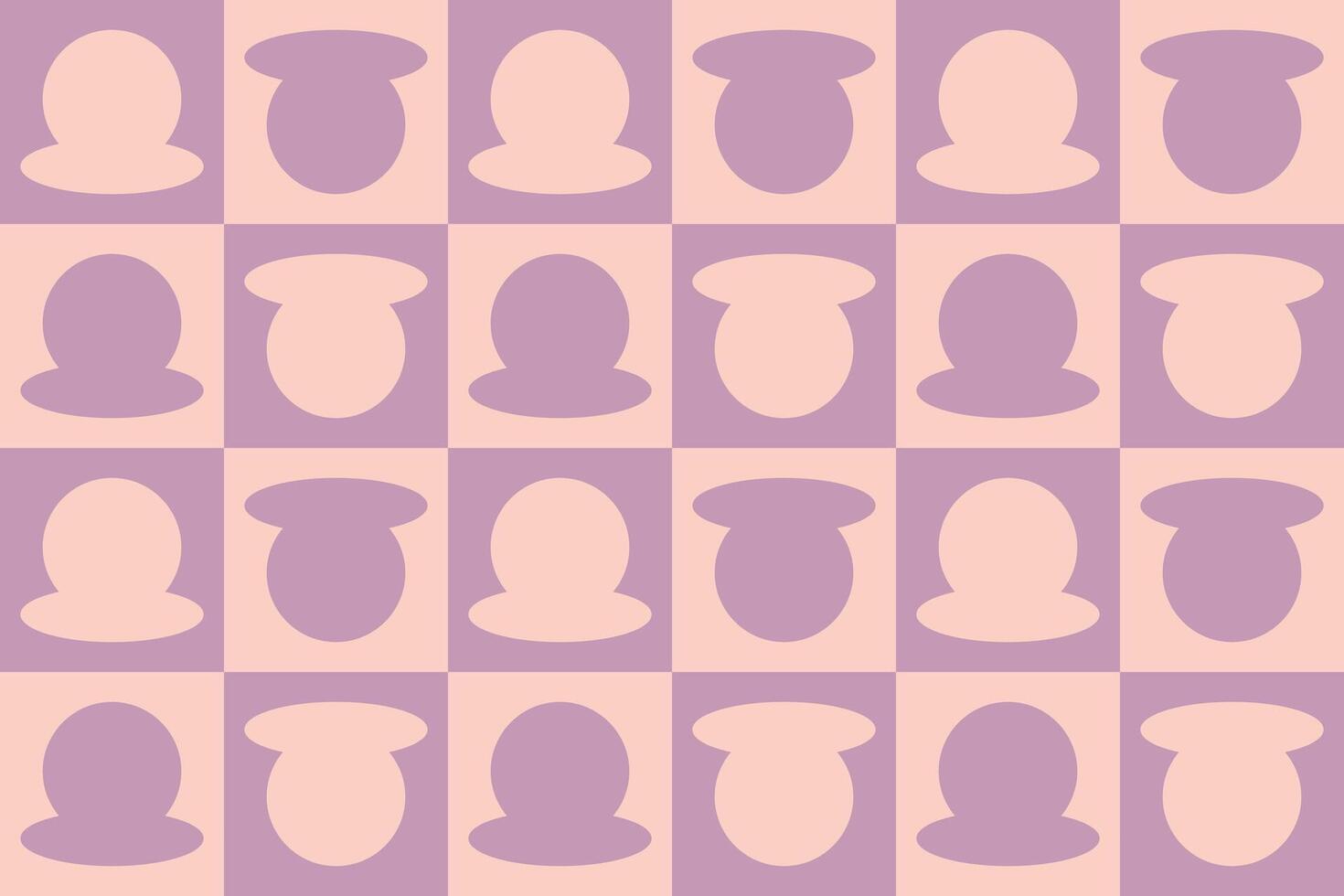 A pattern of circles in pink and purple vector