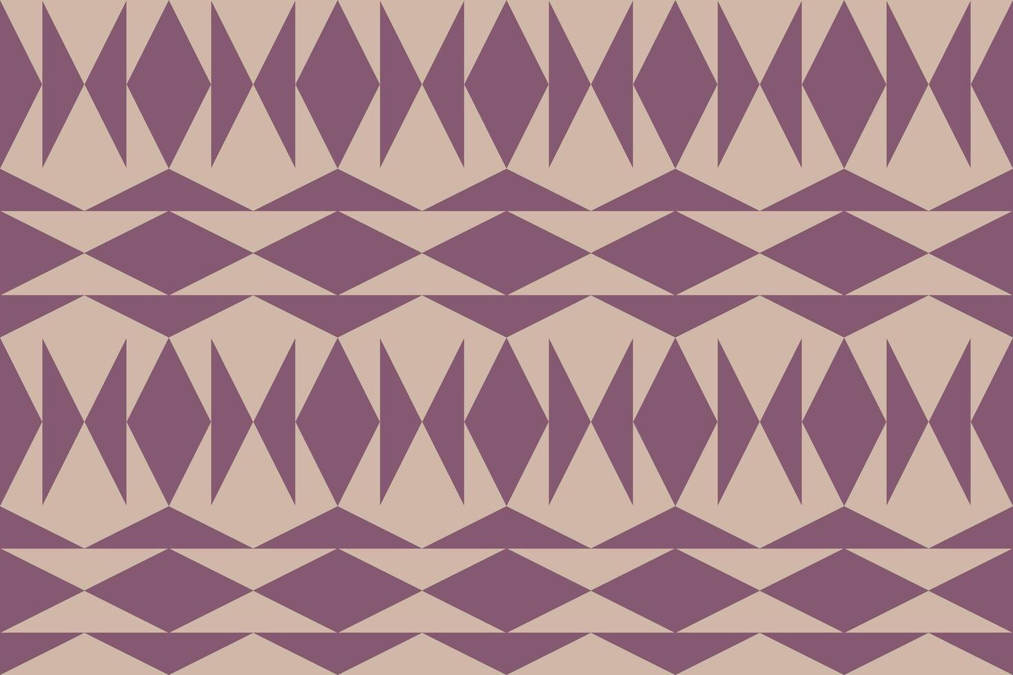 Purple beige triangle shapes geometric pattern vector