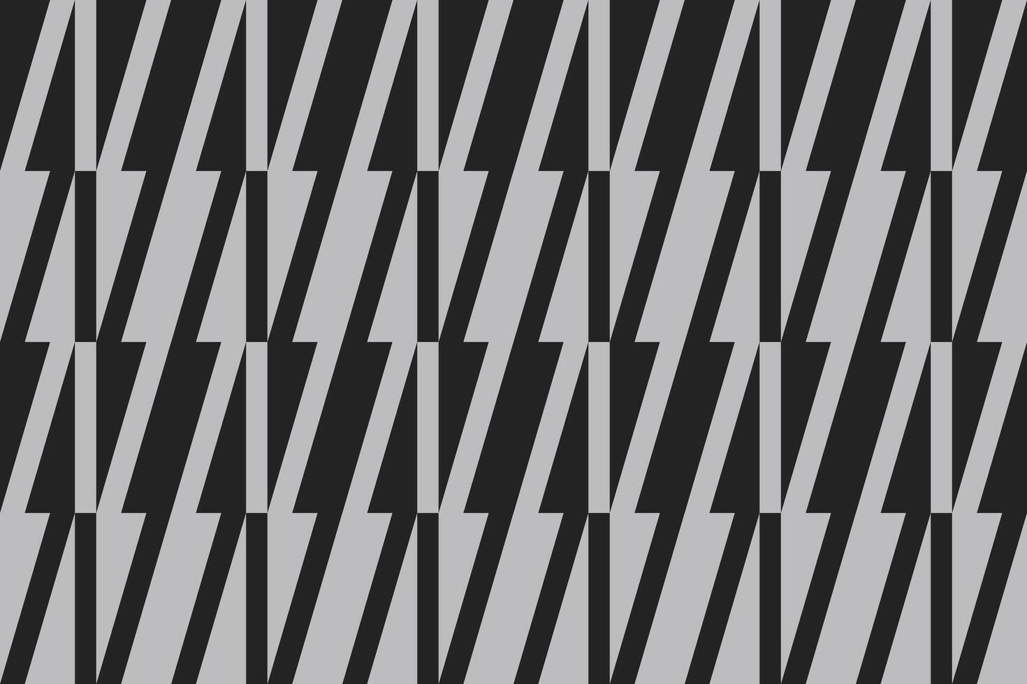 A black and gray triangle striped pattern vector
