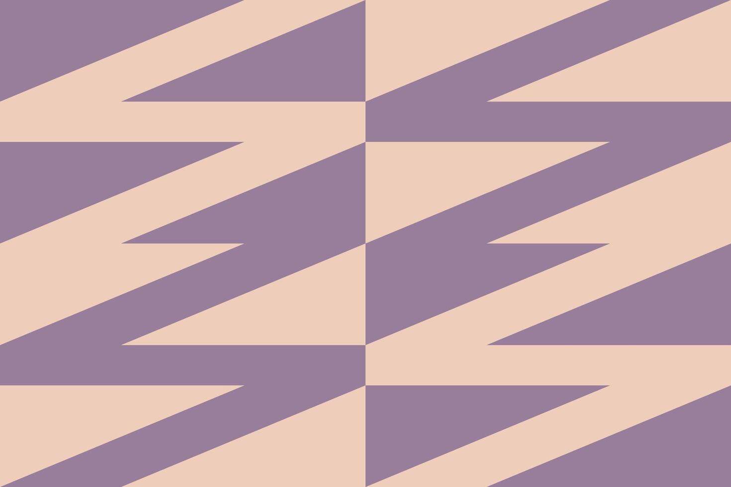 A purple and beige background with a triangle zigzag pattern vector