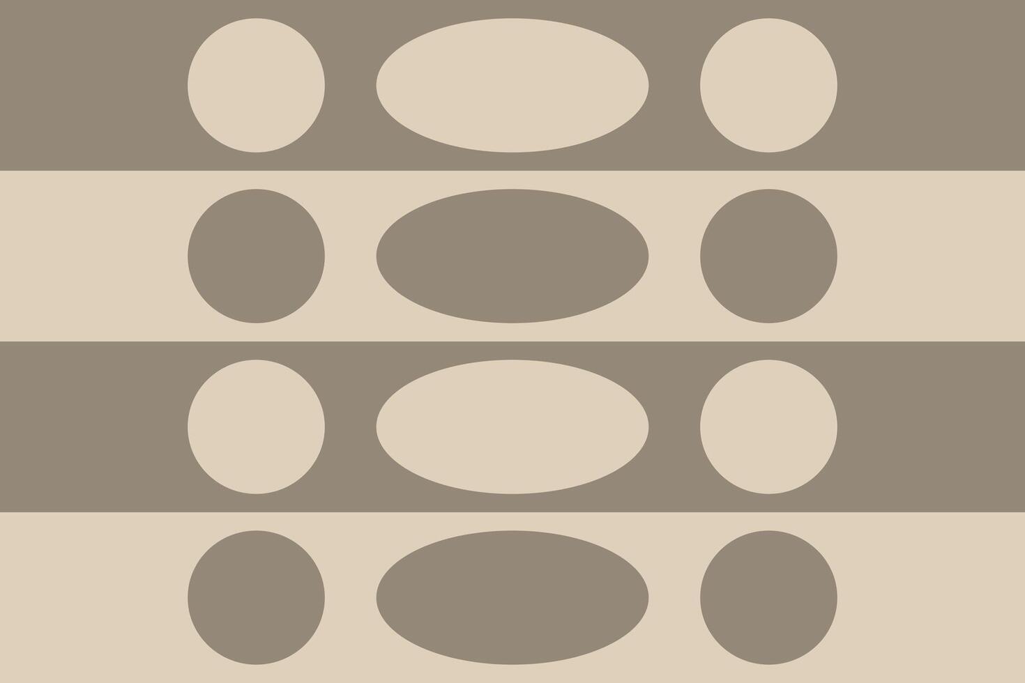 A pattern of circles on a beige background vector