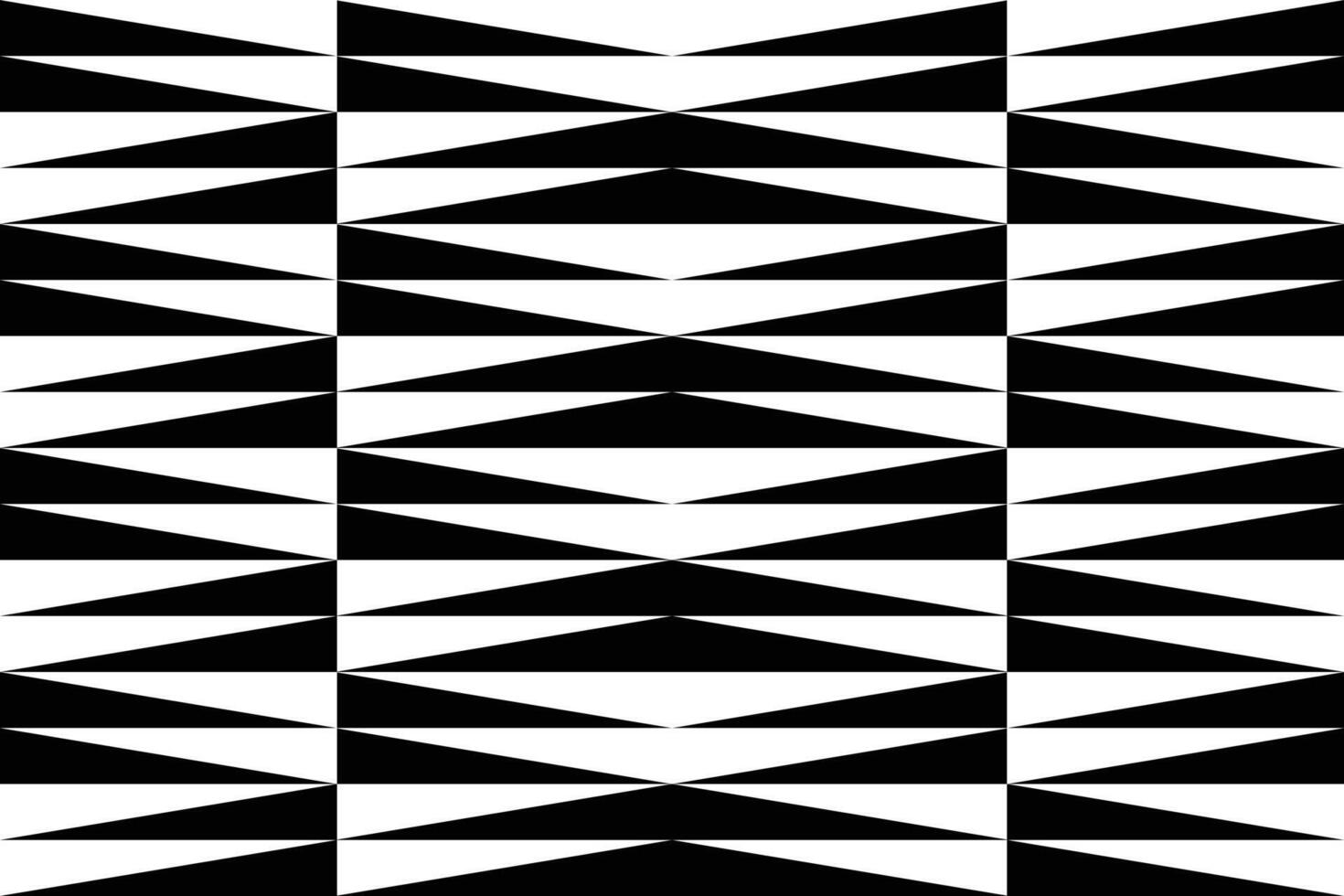 A black and white pattern with diagonal lines and triangles vector