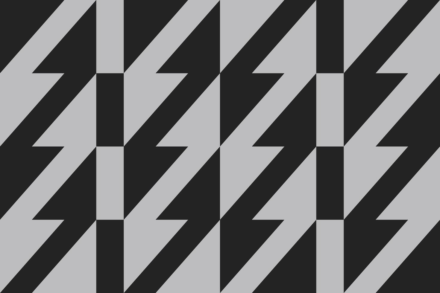 A black and gray pattern with a diagonal lines and triangles vector