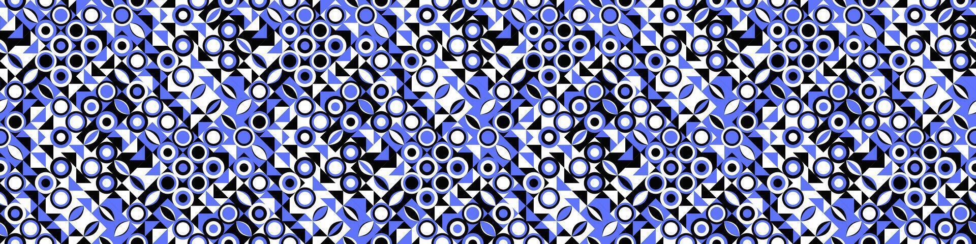 Horizontal diagonal mosaic pattern background - seamless graphic design from three colors vector
