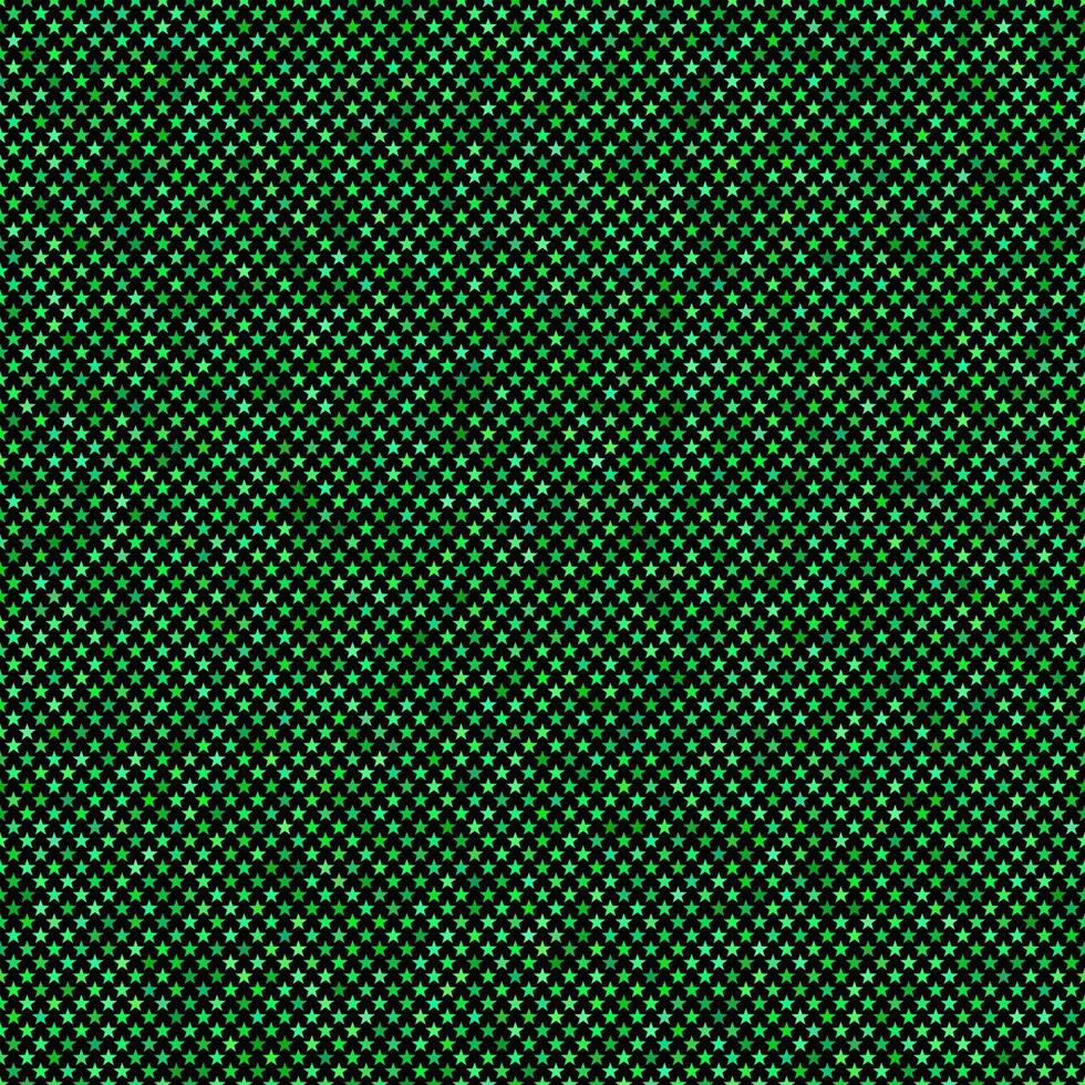 Green seamless star pattern background vector