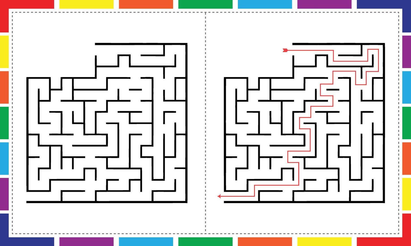 Maze Explorer A Journey Through Loops and Turns vector