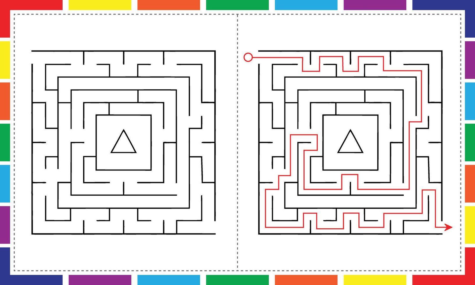 The Big Book of Mazes Fun for Every Young Solver vector